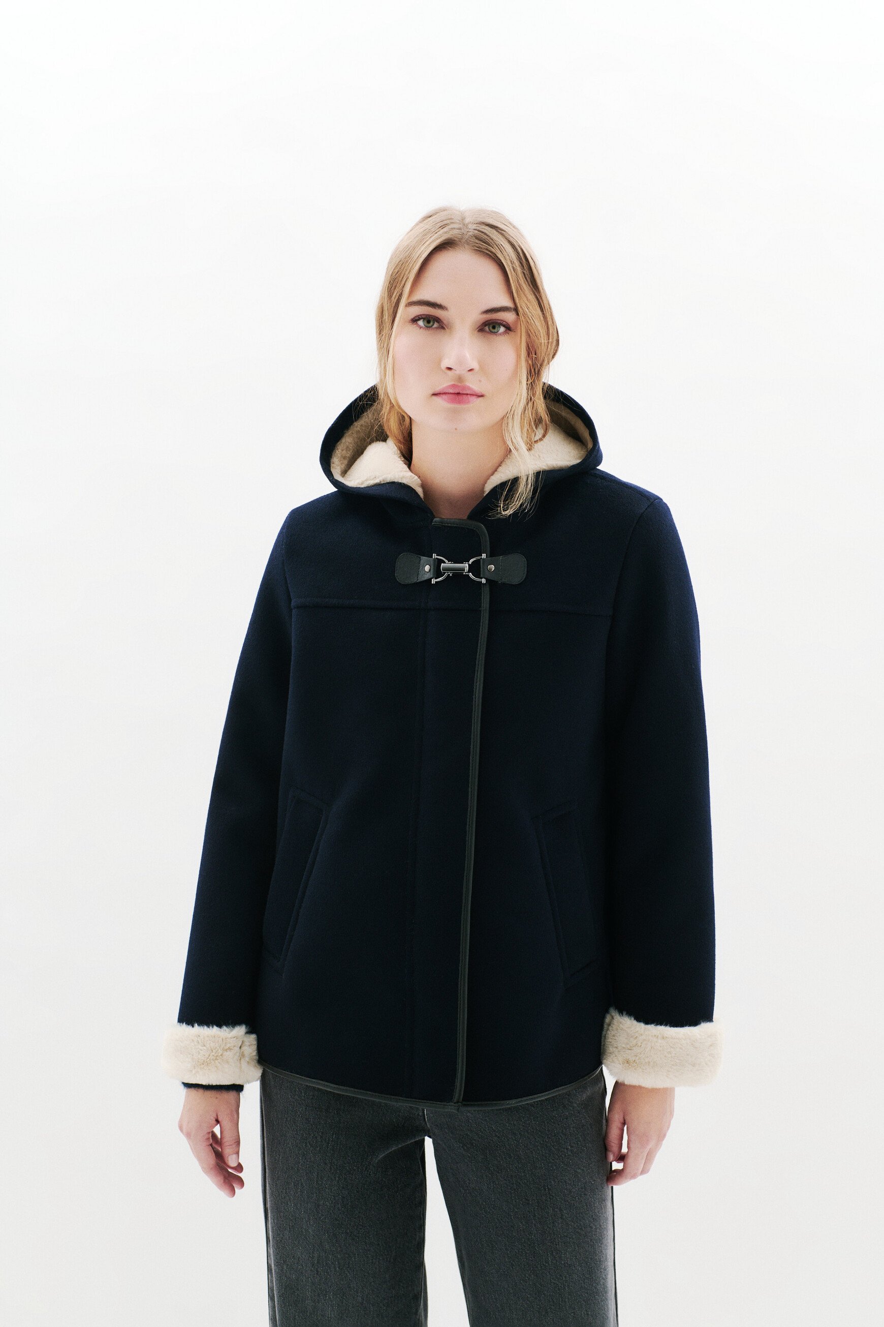 guimosse coat navy blue woman Guimosse coat navy blue woman