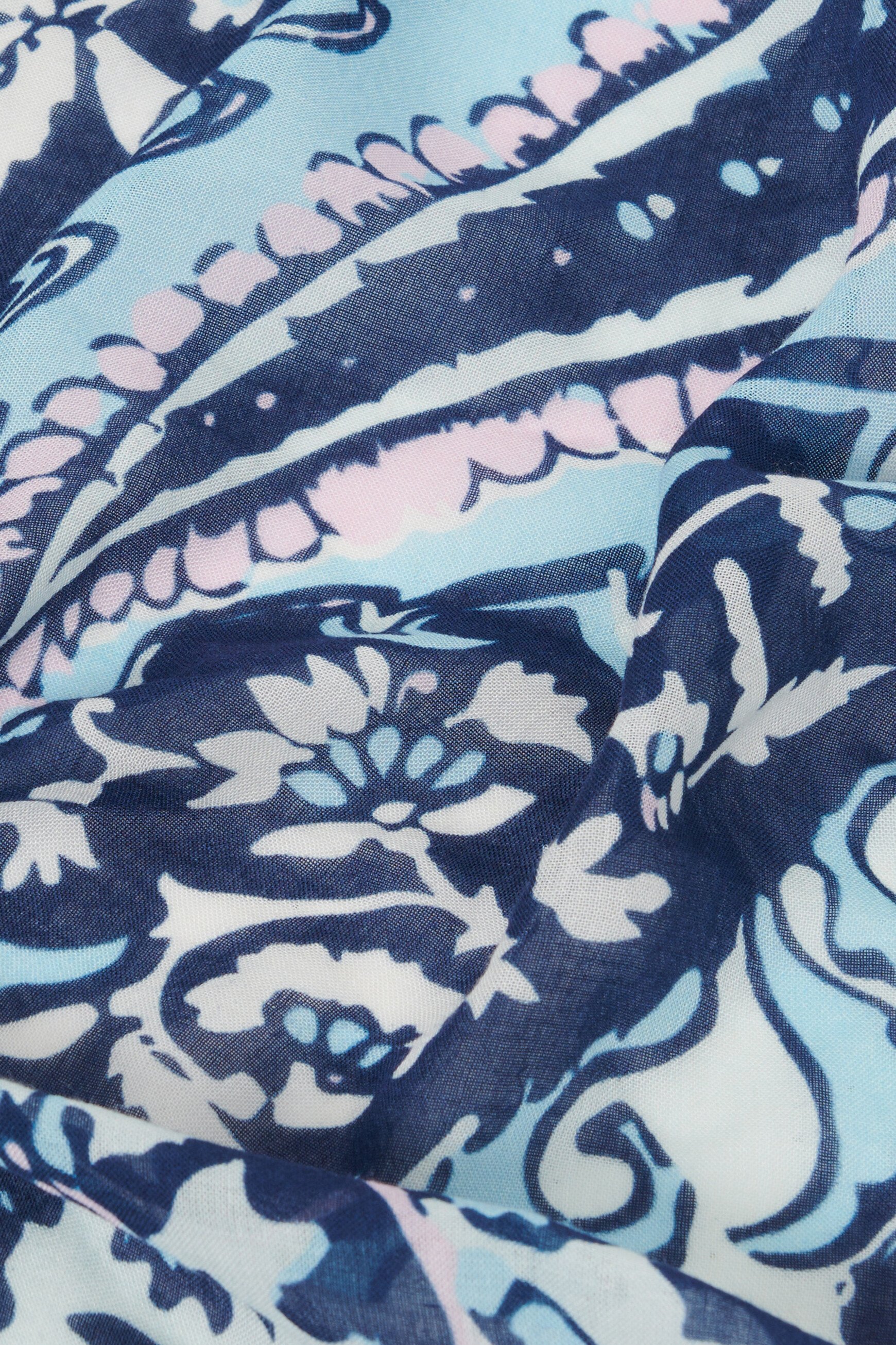 Foulard lallie vert canard femme