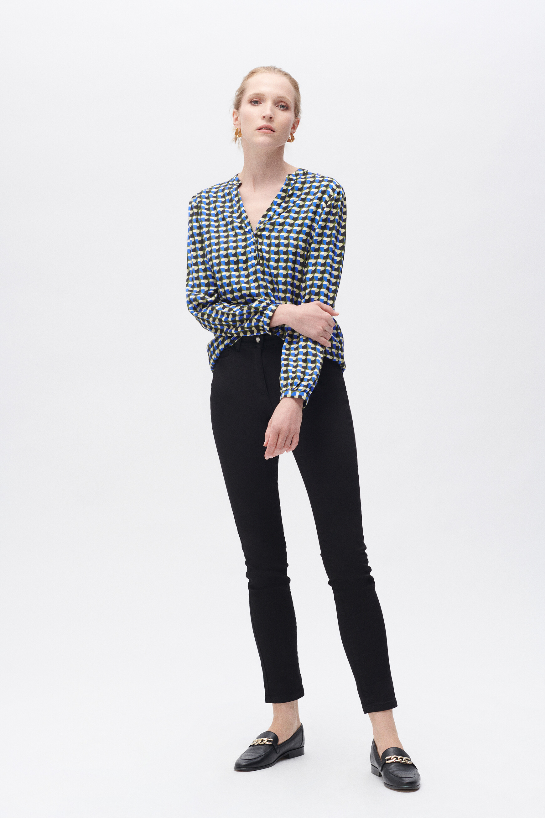 Blouse cix vert clair femme