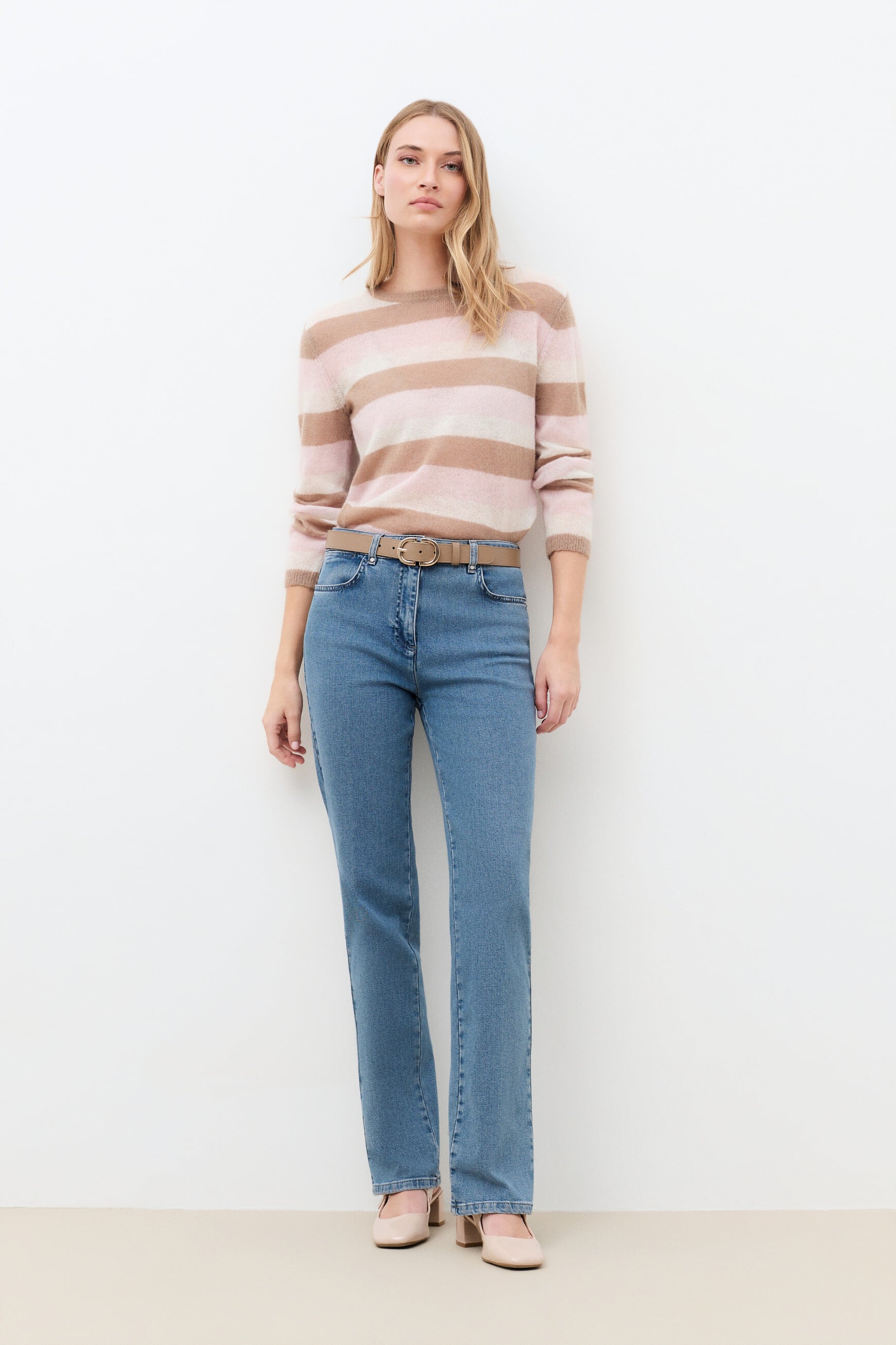 Mgreg sweater ecru woman
