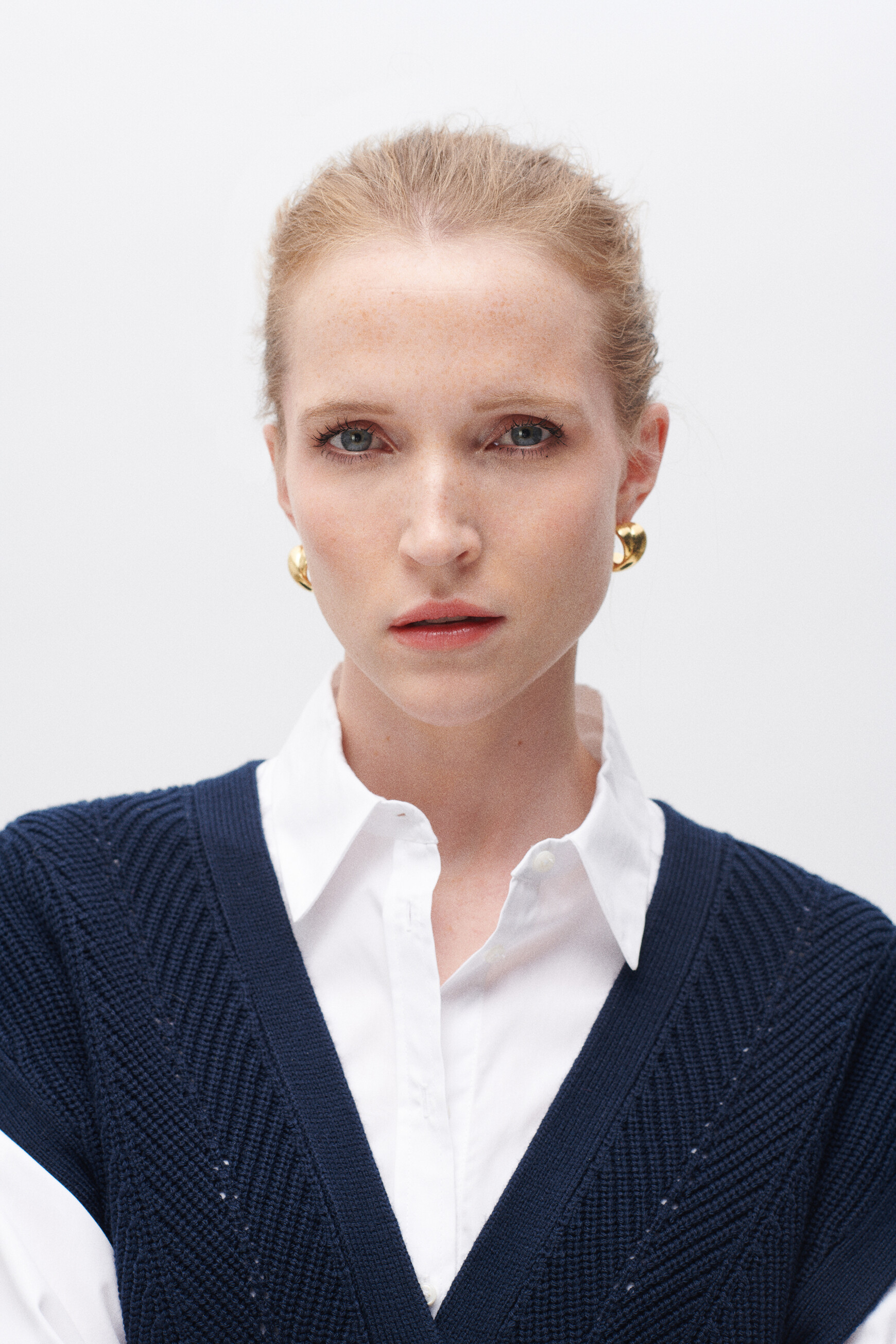 Pull marjo bleu marine femme