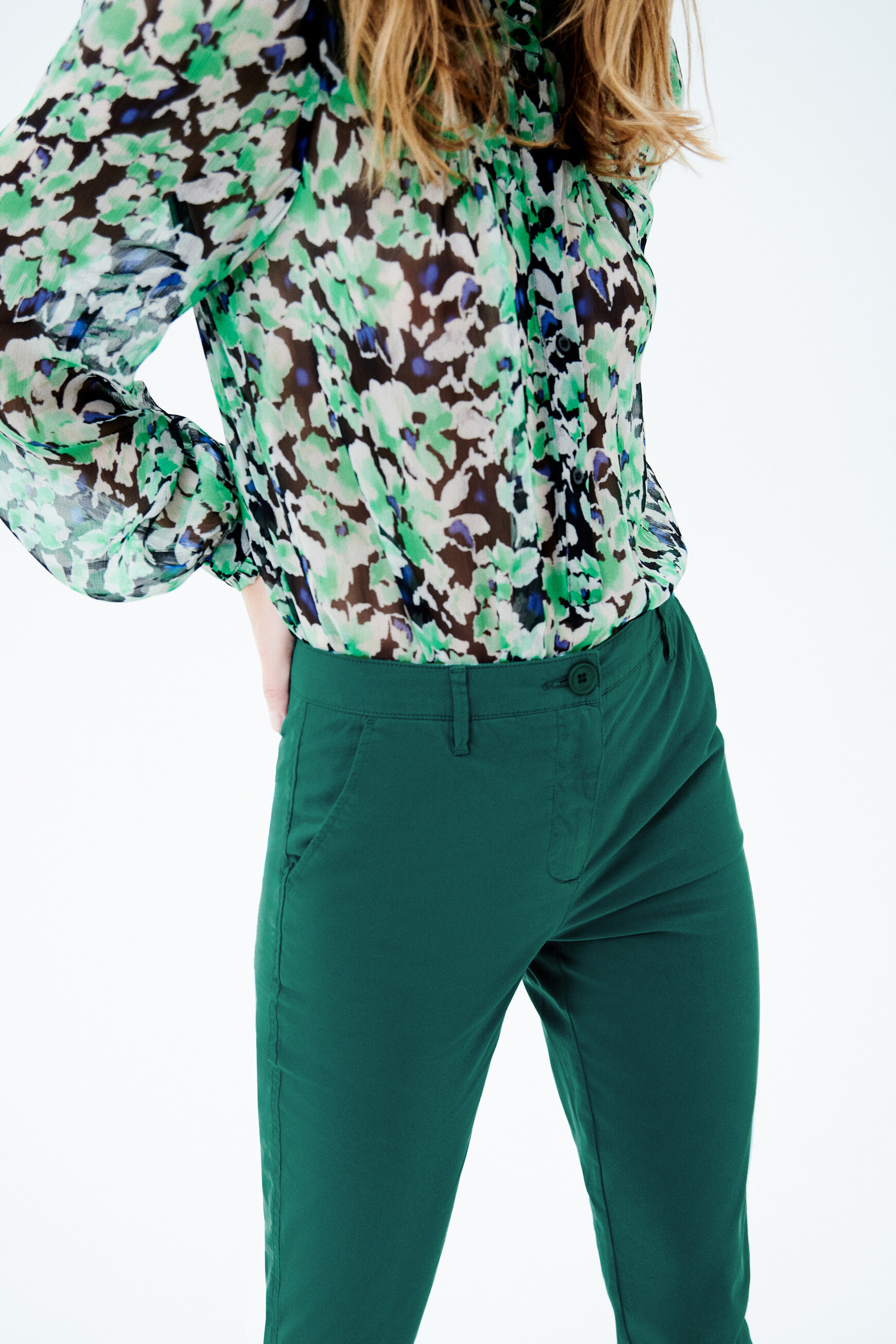 pantalon adelmo vert emeraude femme pantalon adelmo vert emeraude femme