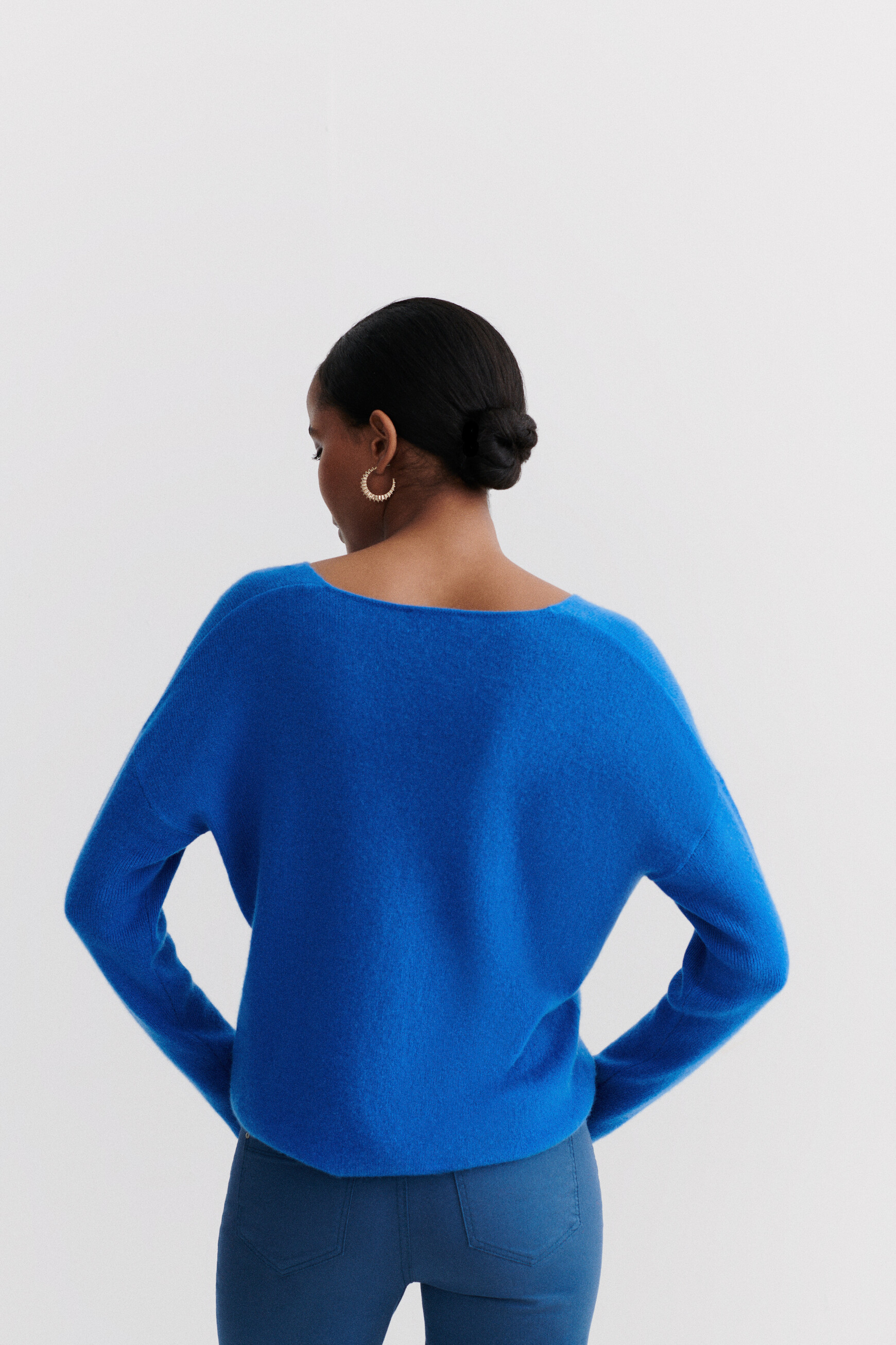 Pullover Thelma blu elettrico damen