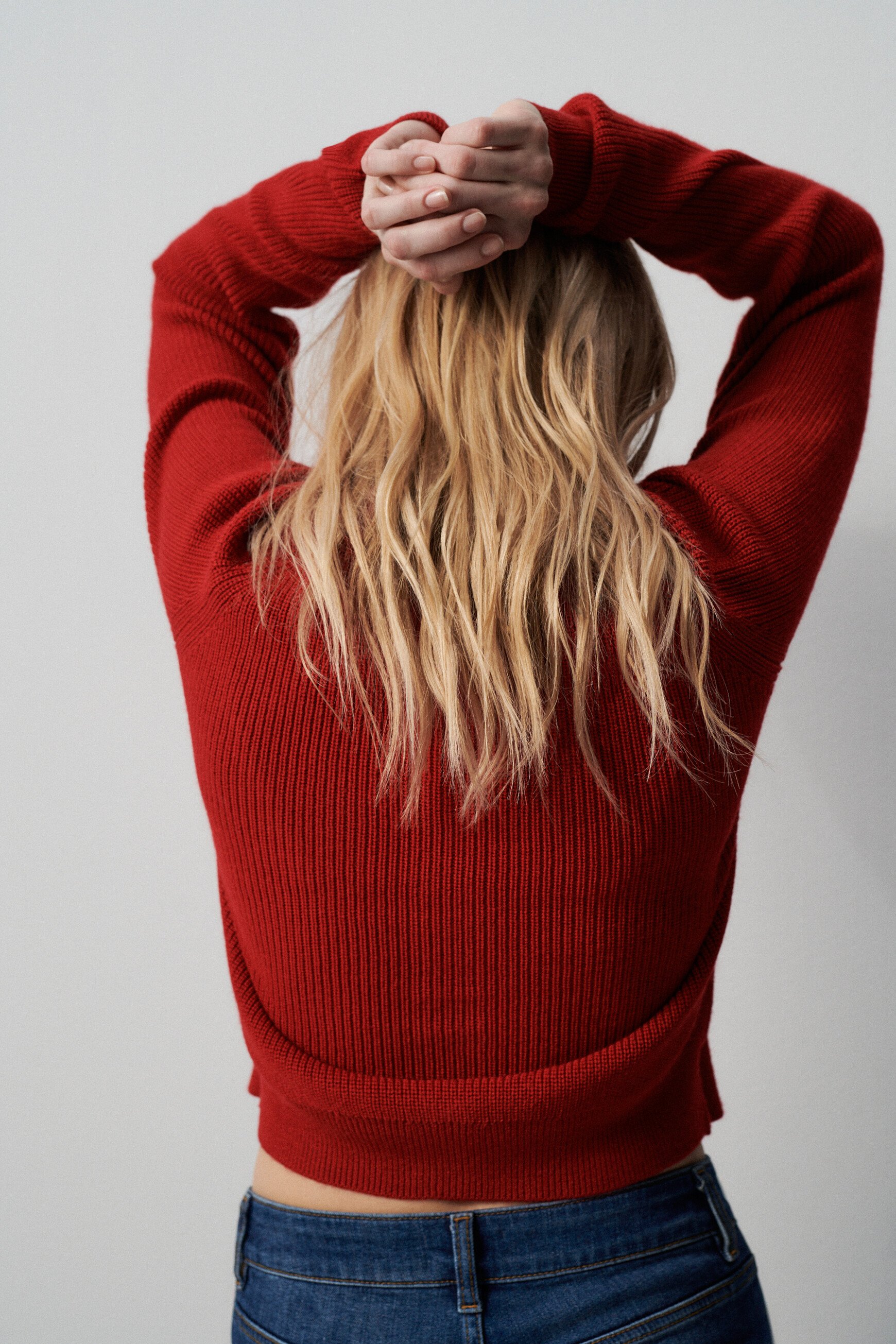 mjosephine sweater red woman