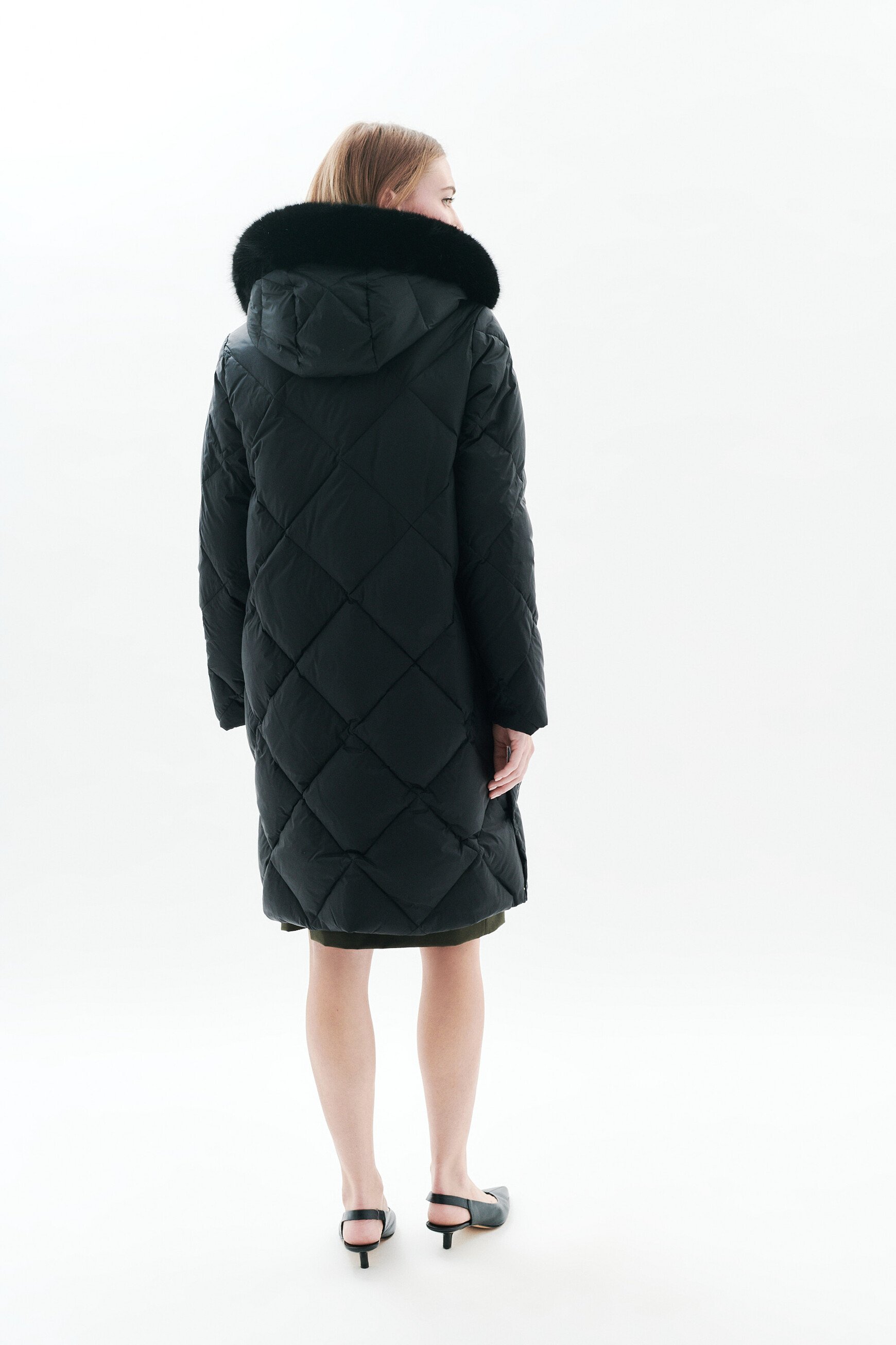 Gavona puffer jacket black woman