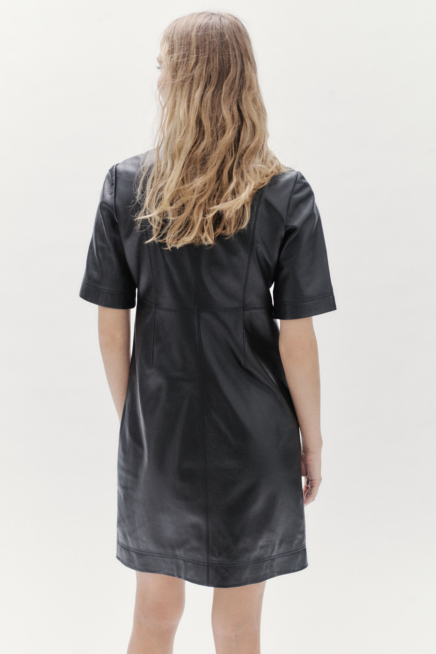 robe laure cuir 100 cuir noir femme robe laure cuir 100% cuir noir femme