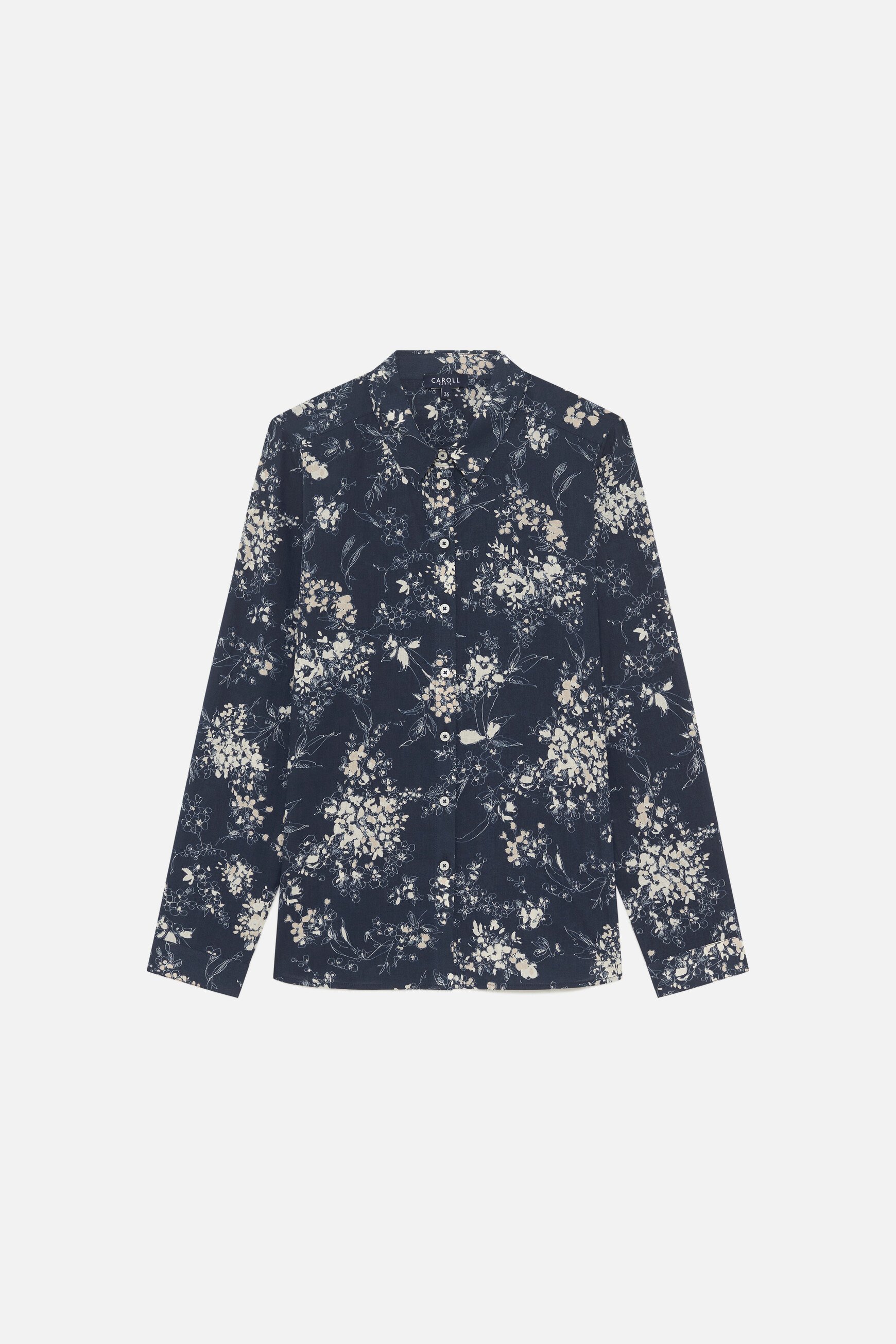 Jessica7 shirt navy blue woman