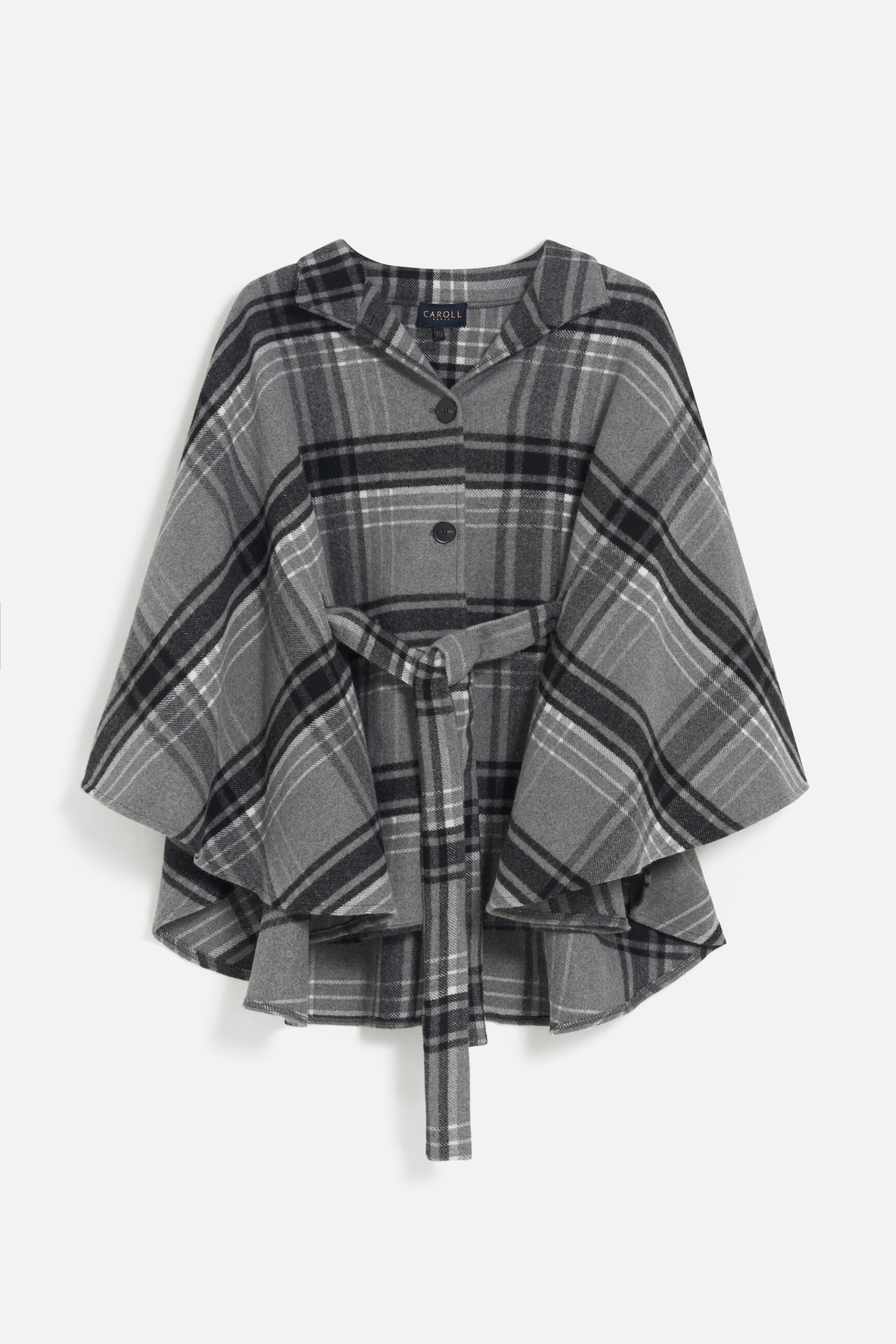 Poncho hacaro noir femme
