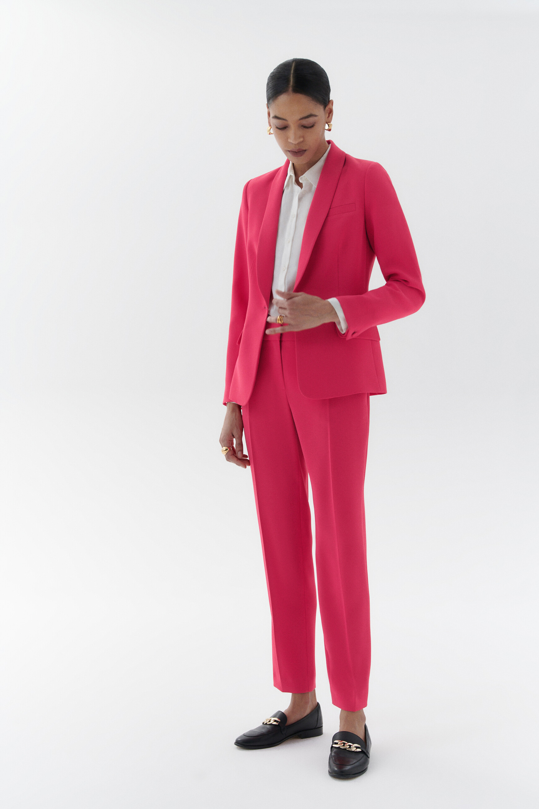 Veste tailleur rose fushia outlet