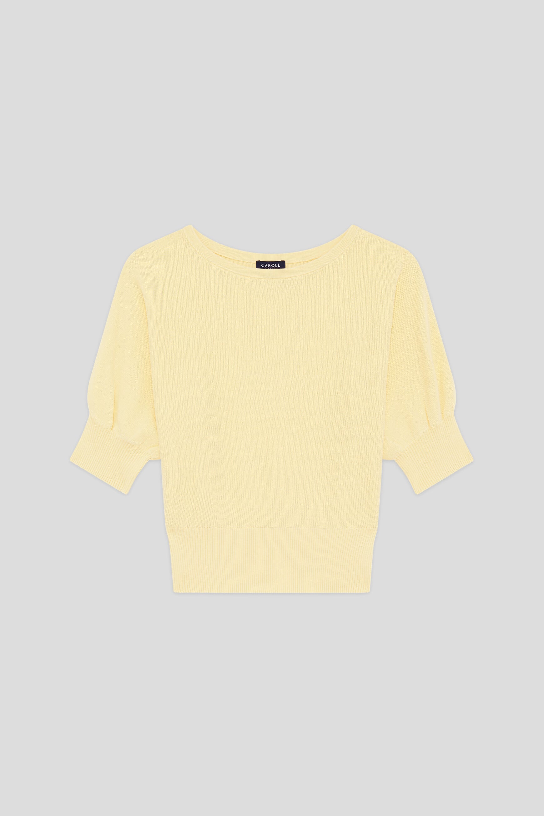 Joan oversized sweater pastel yellow woman