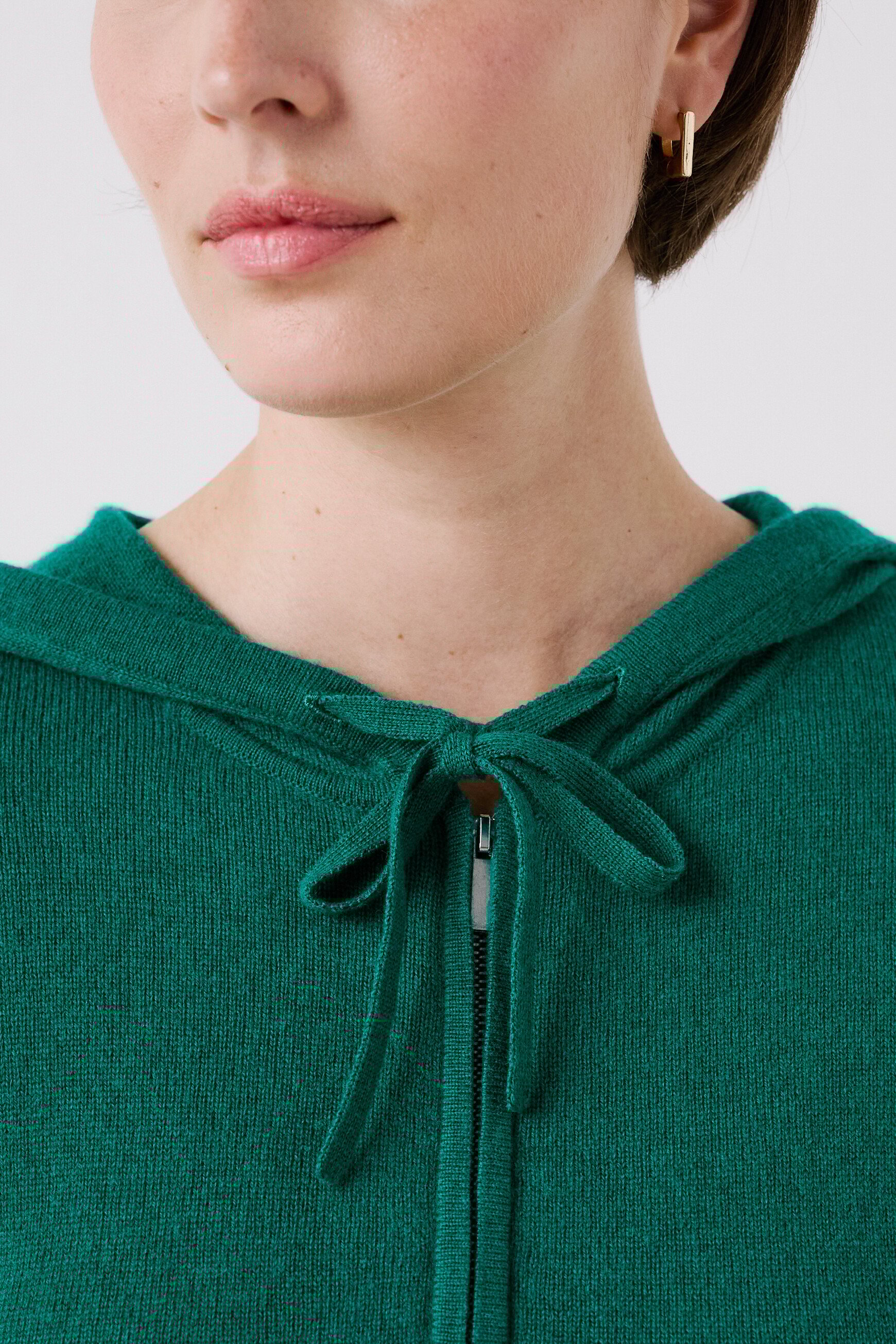 cardigan basila vert emeraude donna Cardigan Basila vert émeraude donna