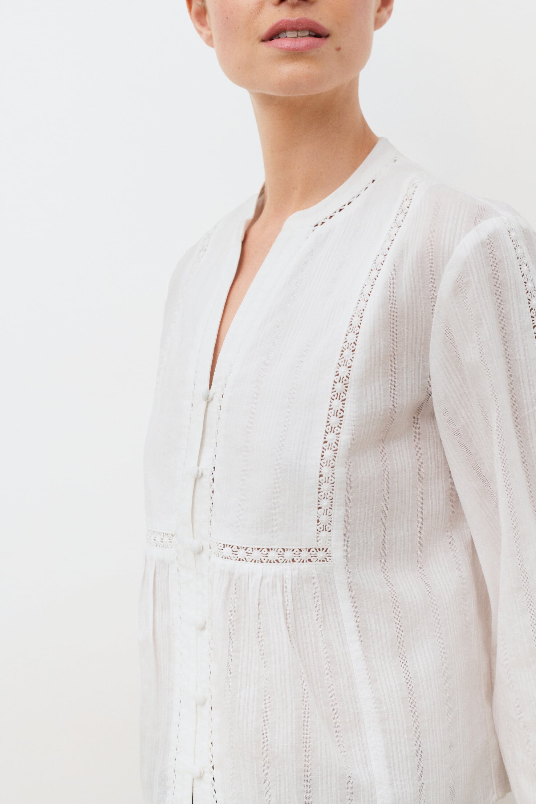 Camicia Cmarina ecru donna