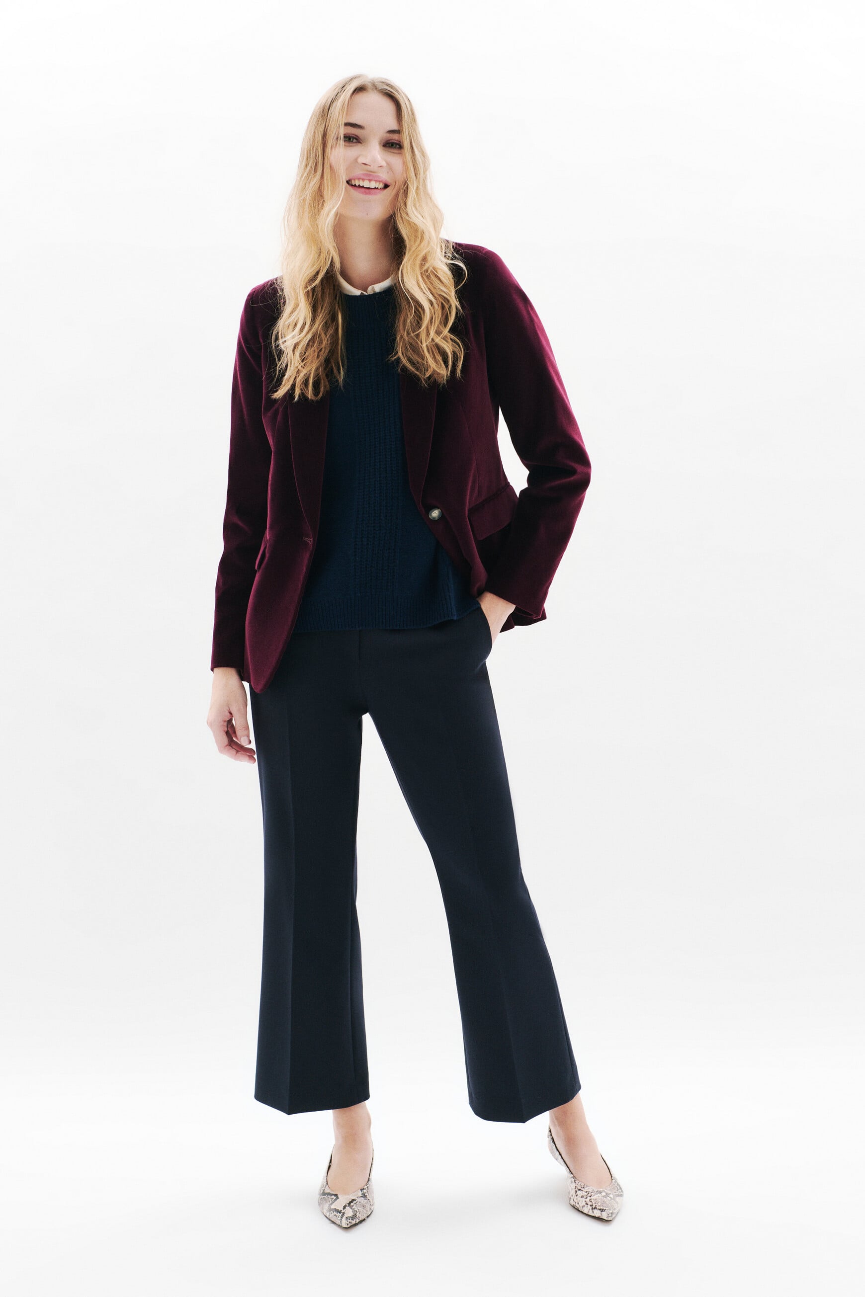 Aurora jacket plum woman