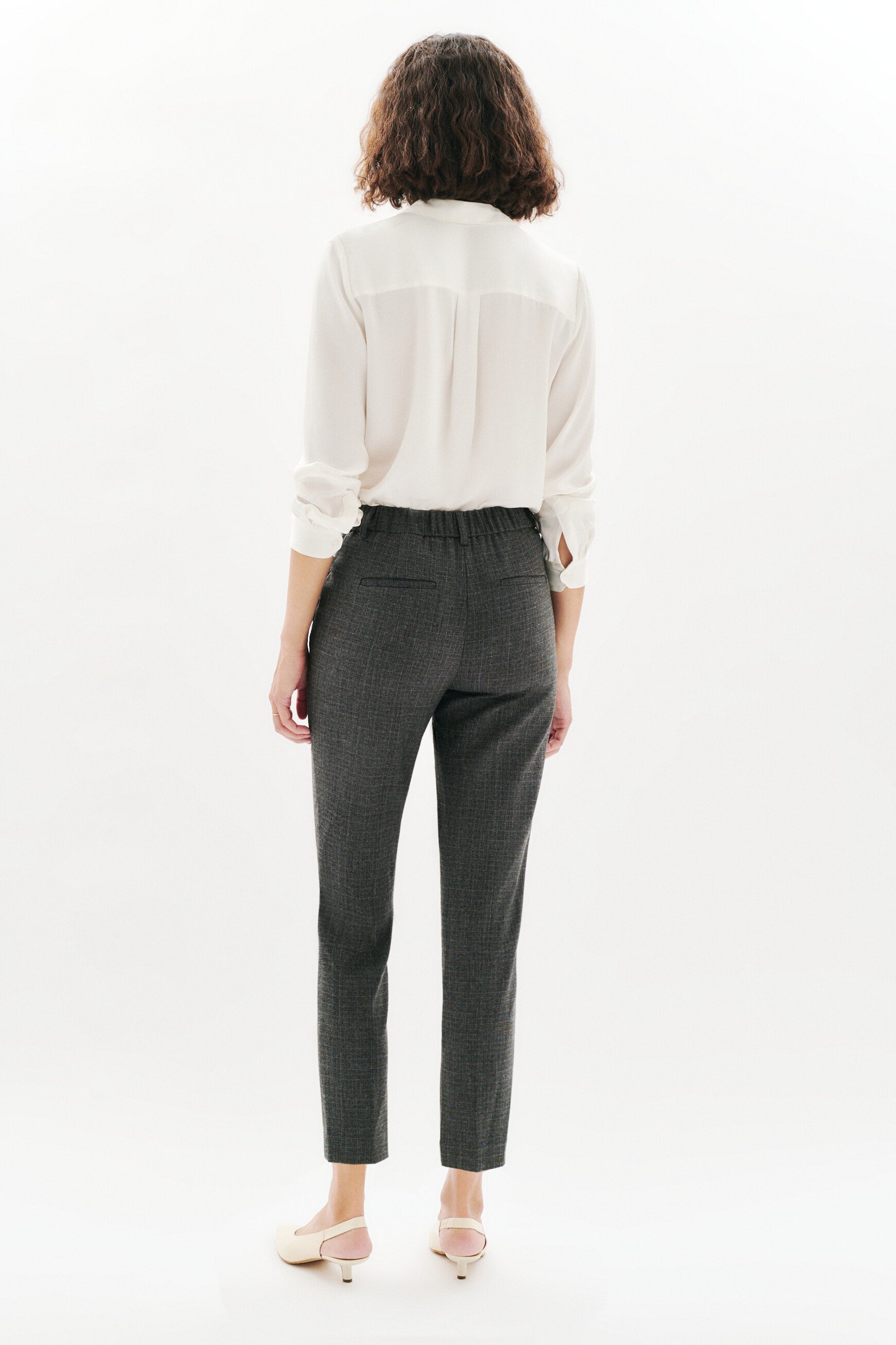 pantalon psidiko18 gris femme grijs vrouw