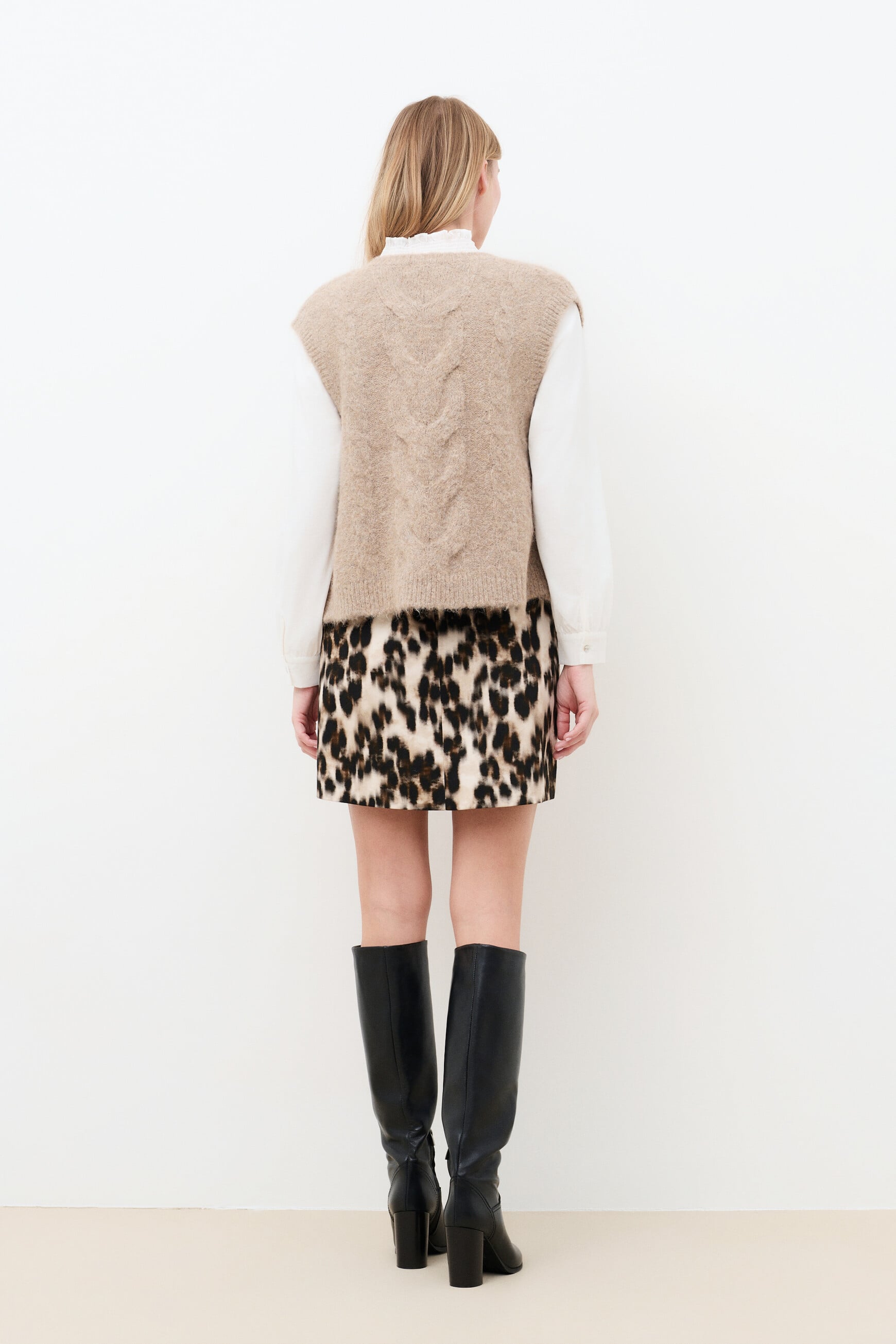 Mbecka sweater taupe woman