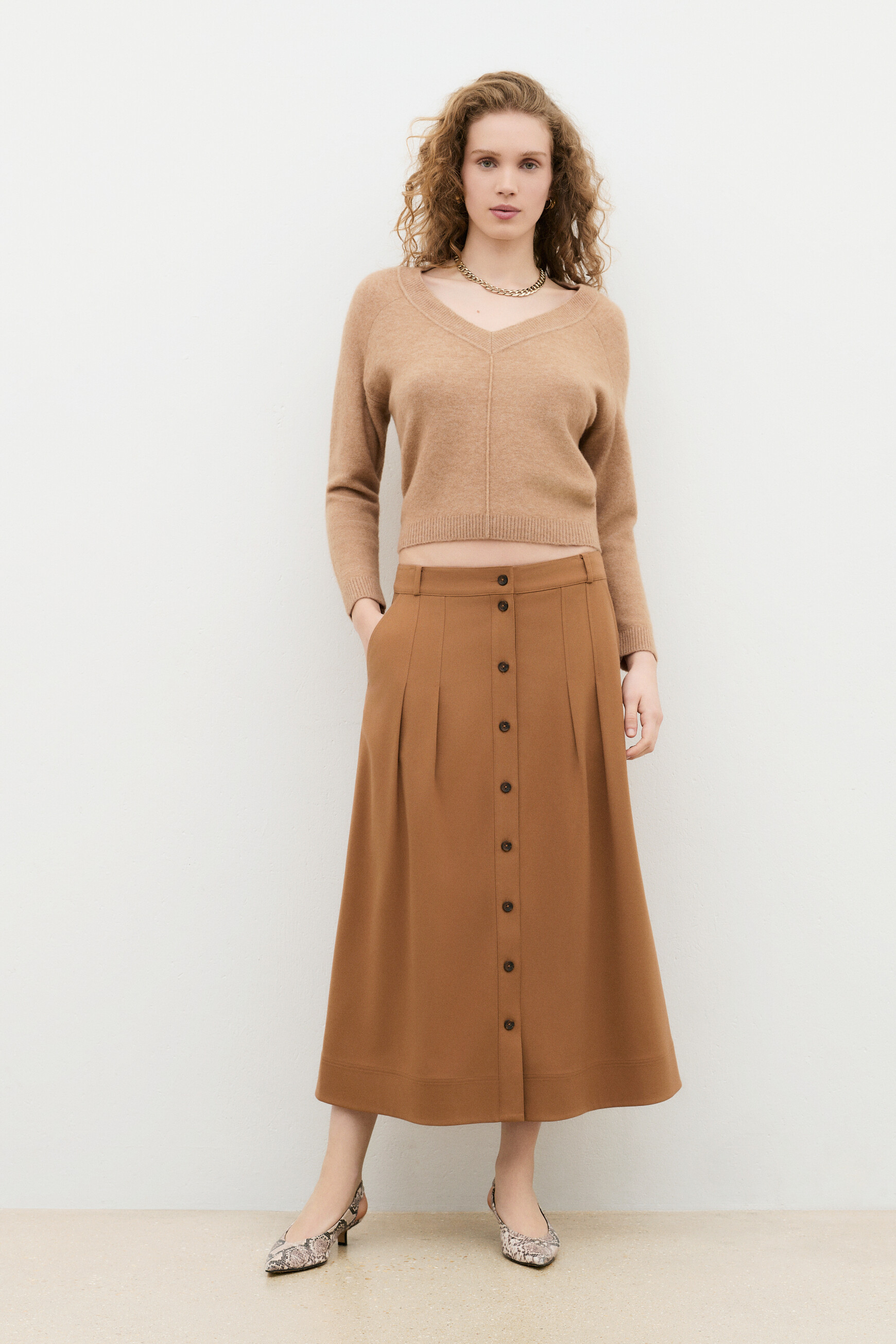 Mjerry sweater camel woman