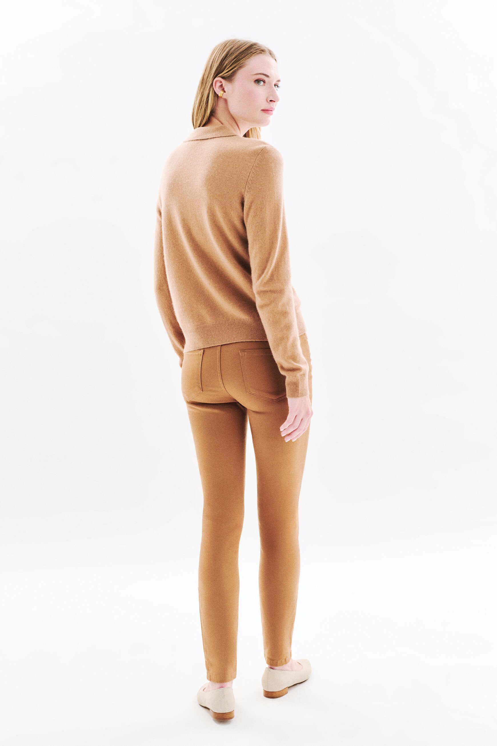 Pullover Mjane aus 100 % Kaschmir kamel damen