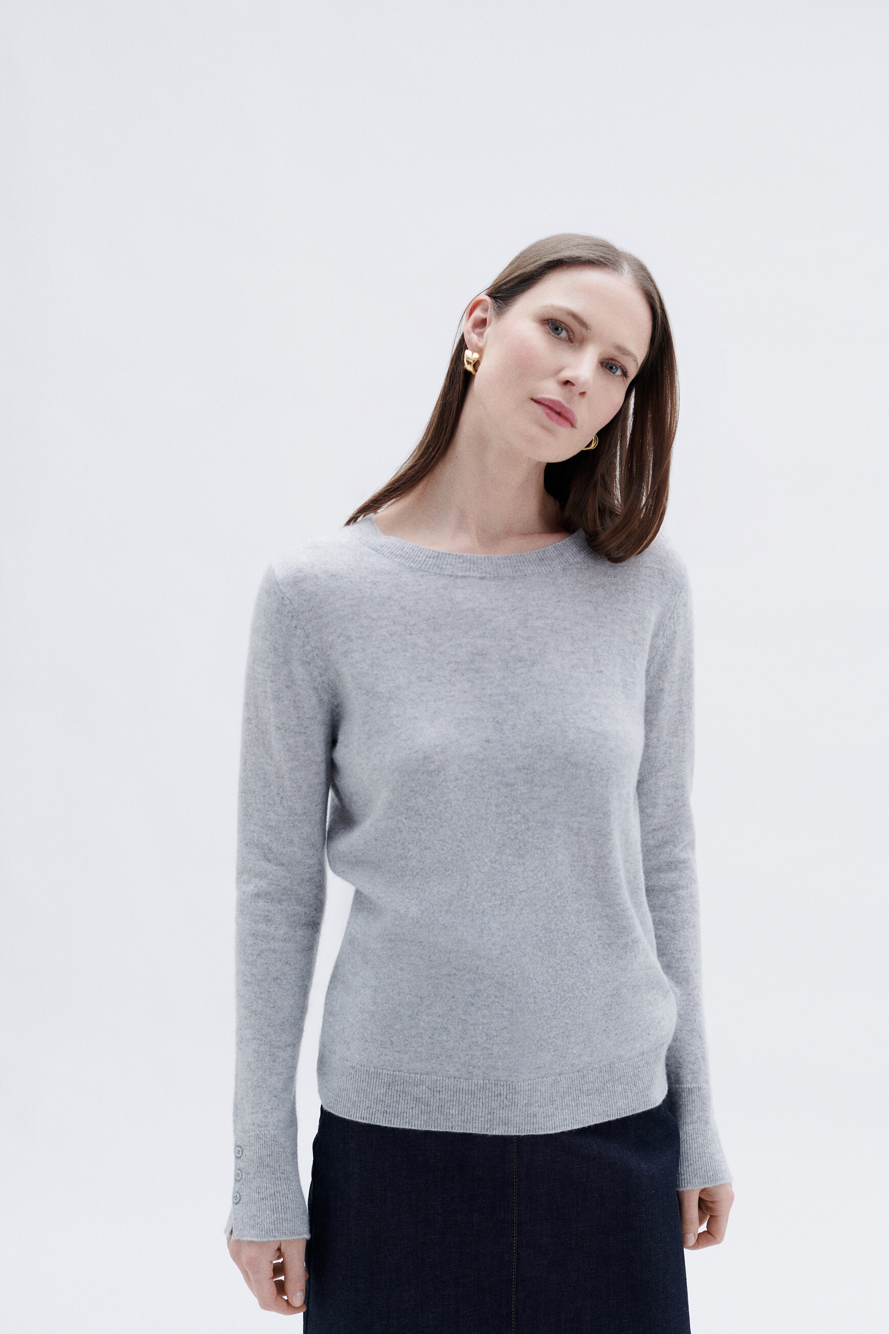 pull magda gris clair femme pull magda gris clair femme