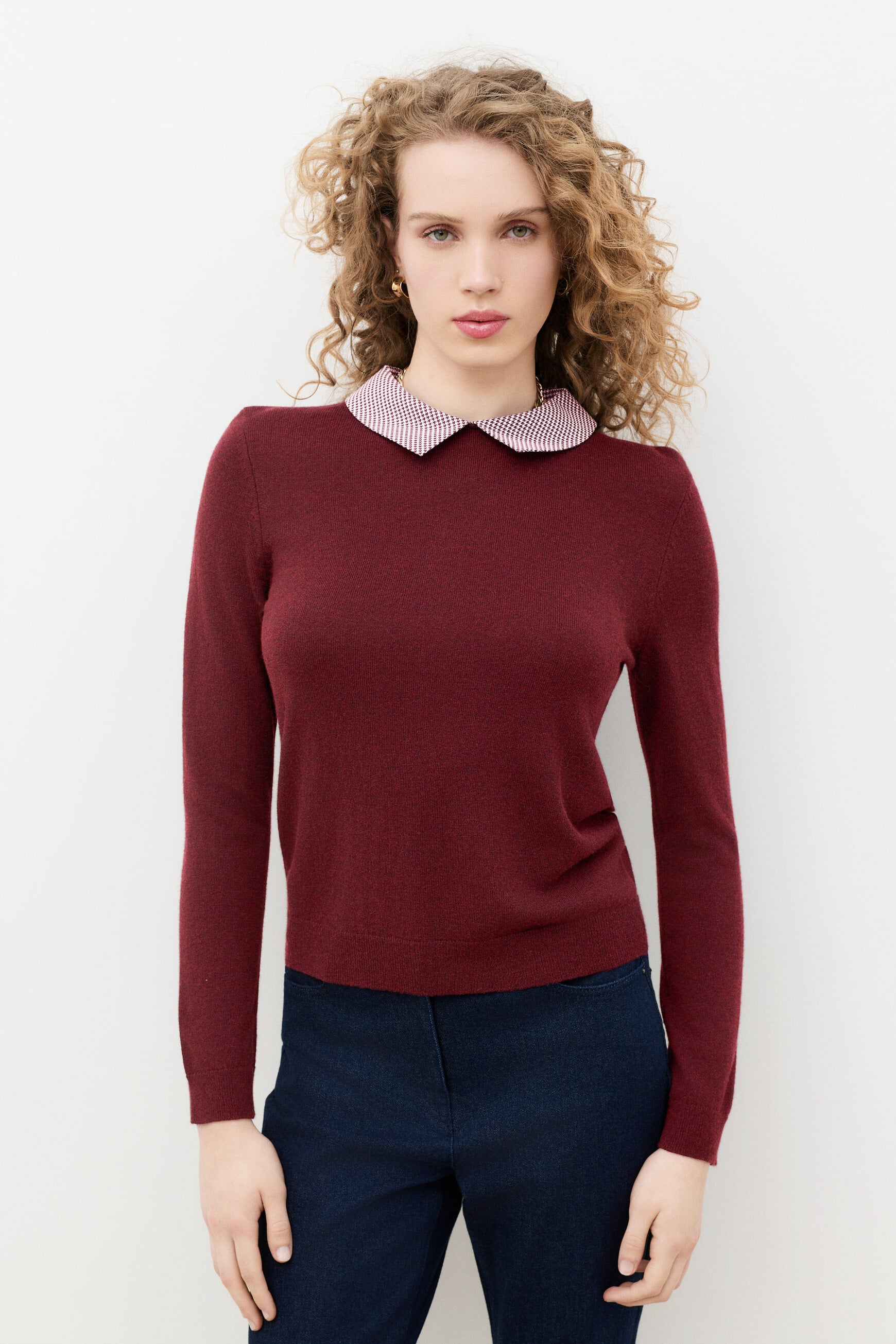 Mpamela sweater burgundy woman
