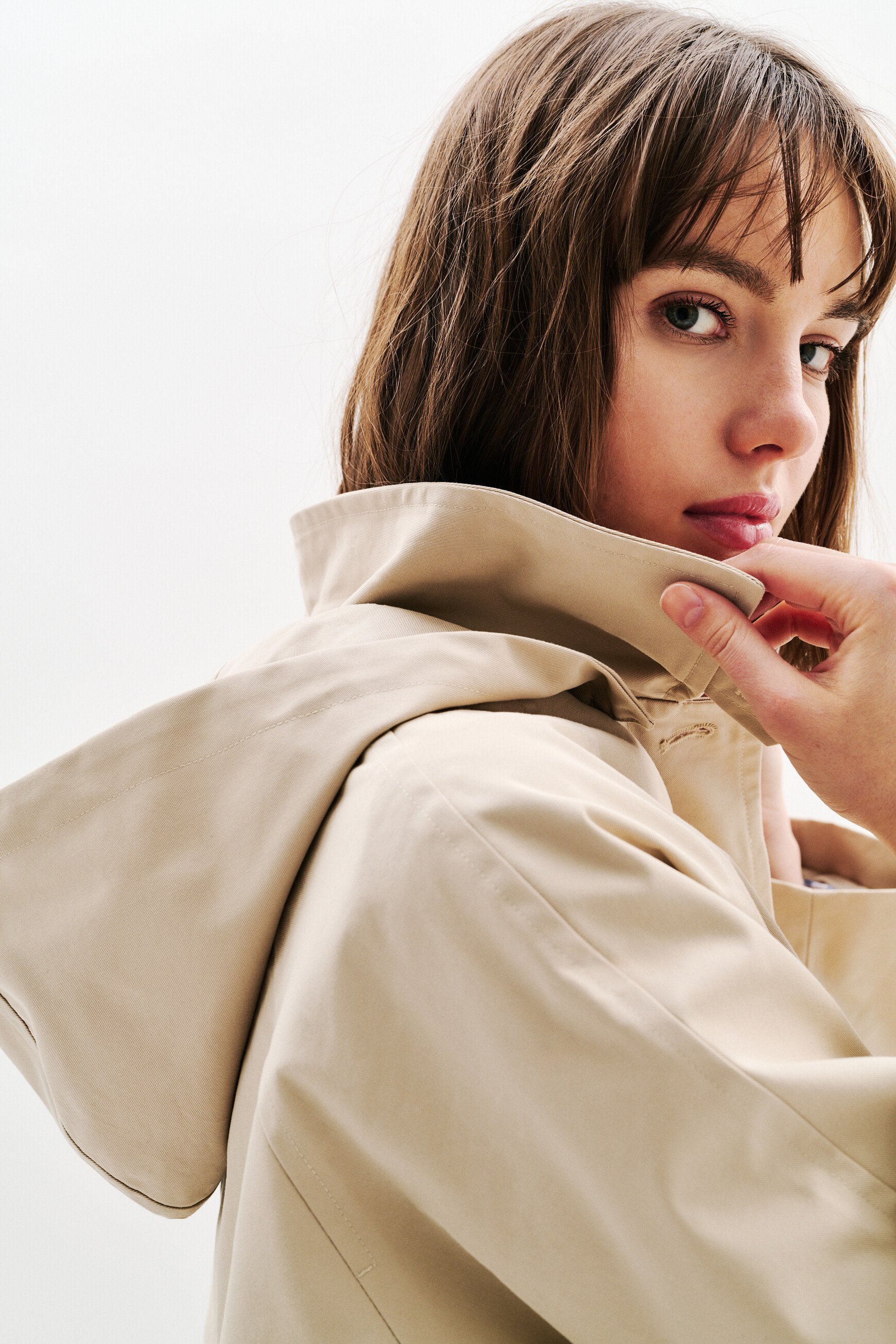 manteau gaya 2 rose poudree femme Manteau Gaya 2 rose poudrée femme