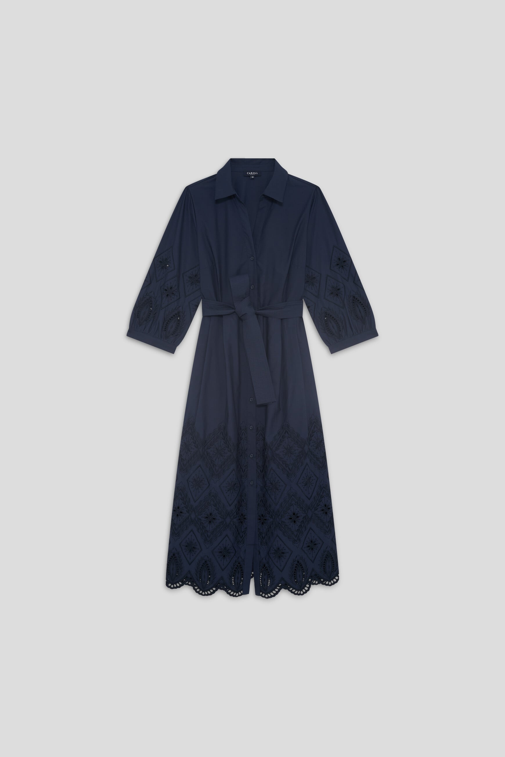 Vestido Romy azul marino mujer
