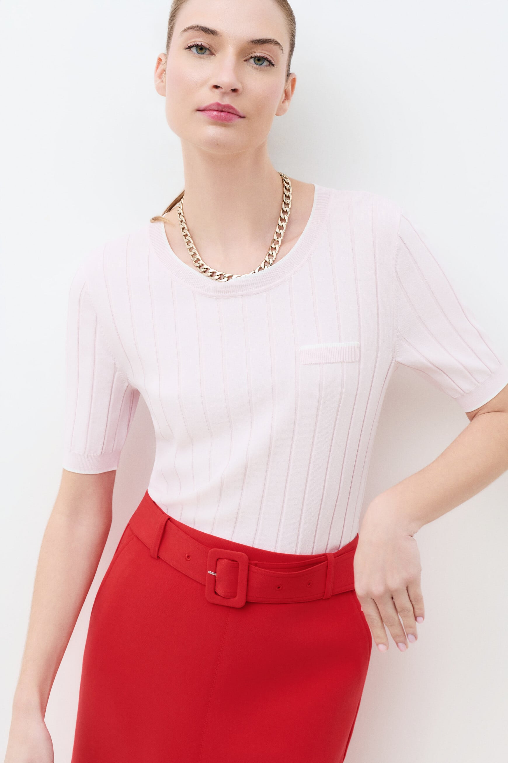 Camilla sweater light pink woman