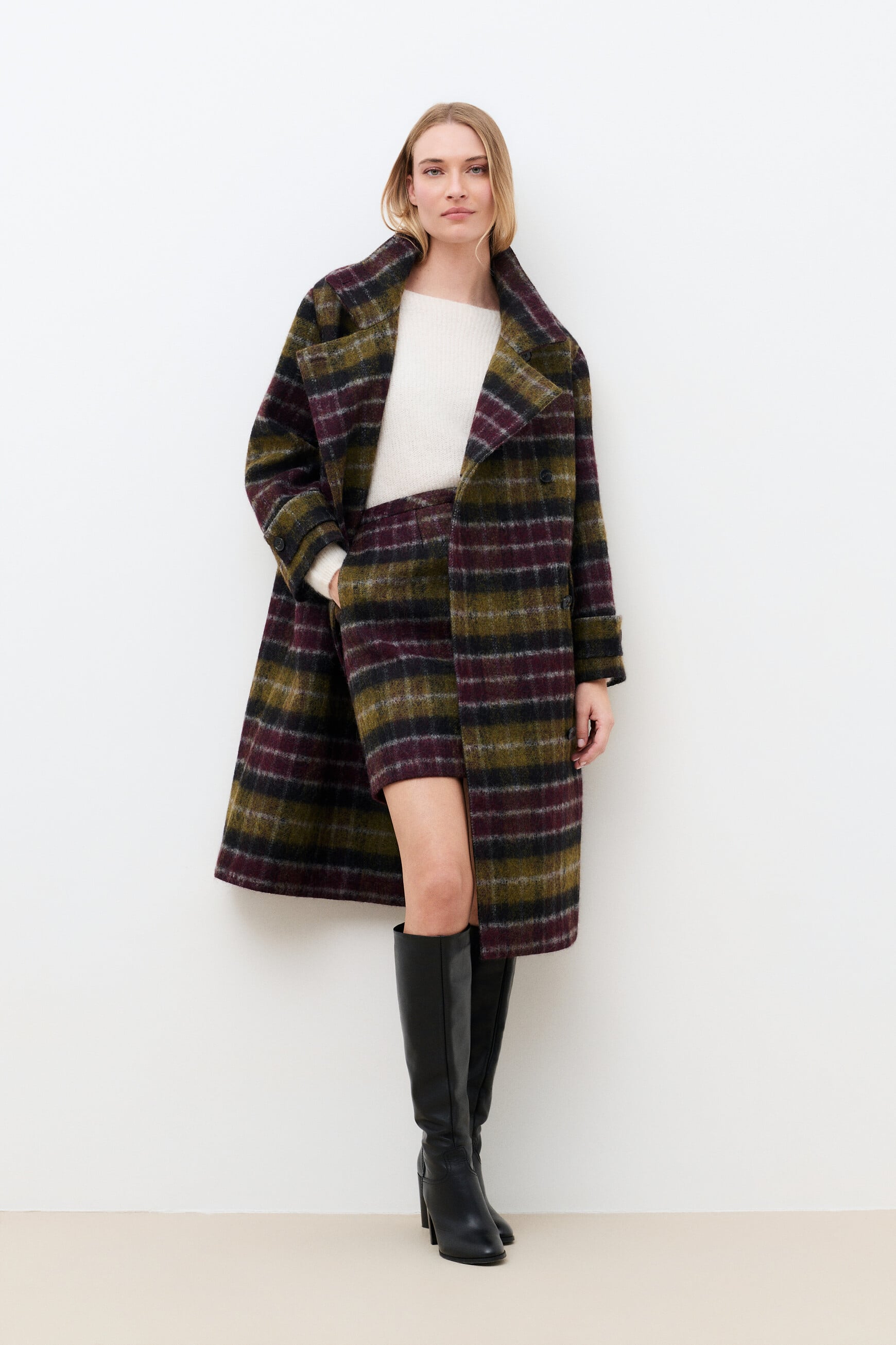 Gwatson coat olive green woman