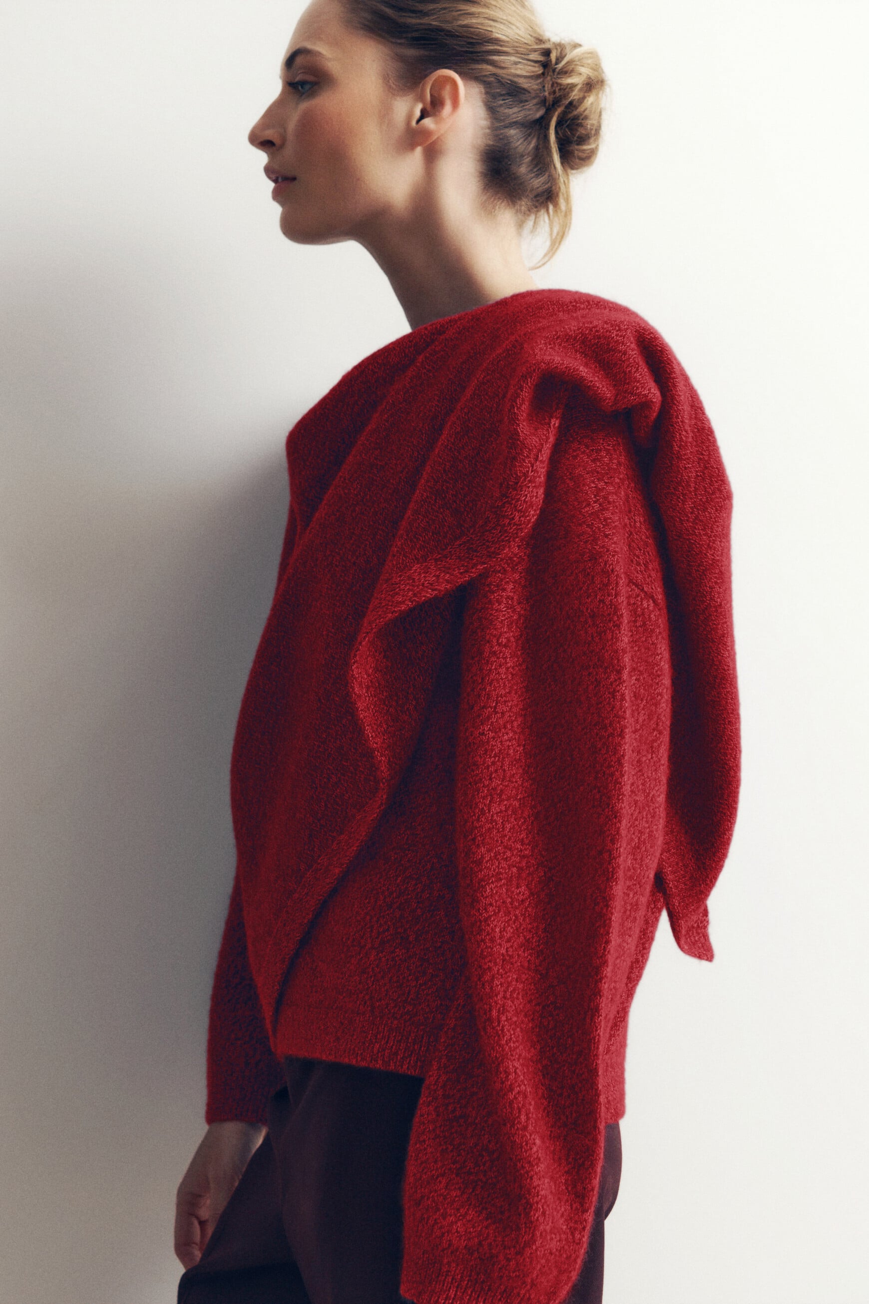 Mdaphne sweater red woman