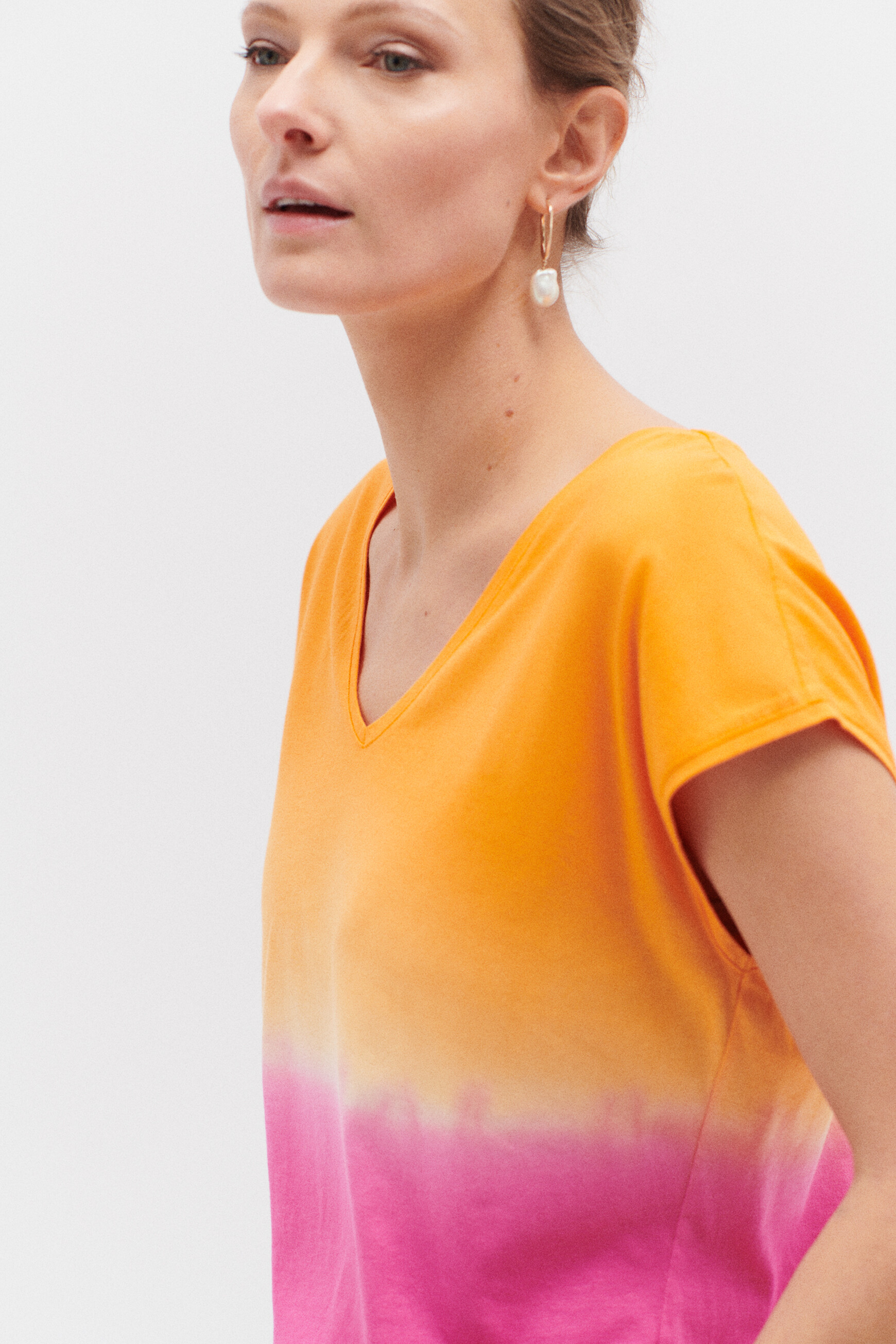 T-shirt Femme des bois : Orange - Chasse Tricolore