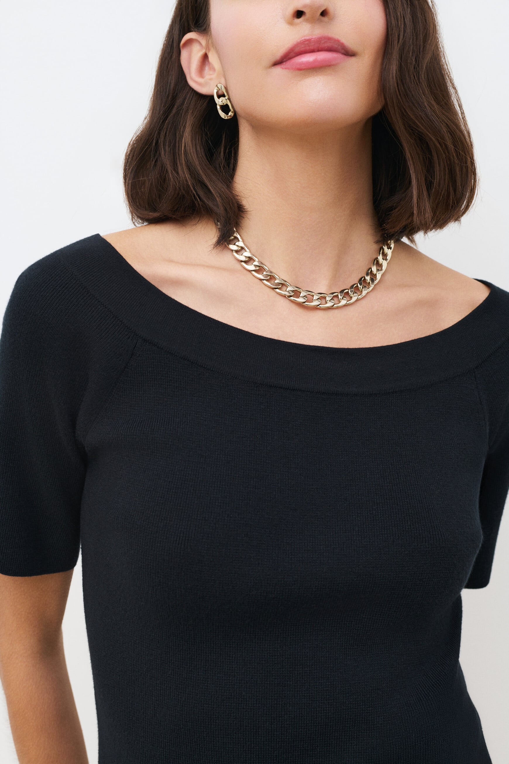 Pull Malone noir femme