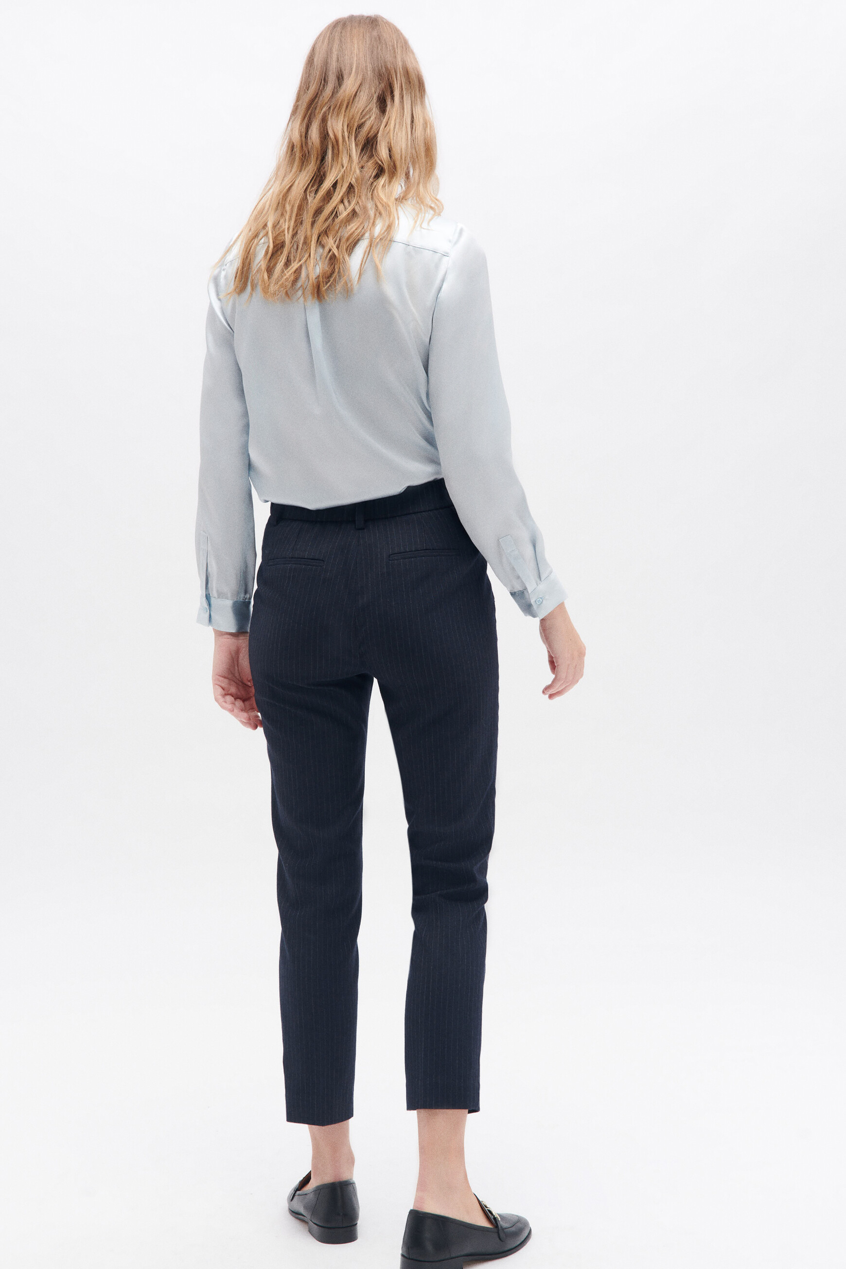 pantalon psidiko4 bleu marine femme Pantalon psidiko4 bleu marine femme