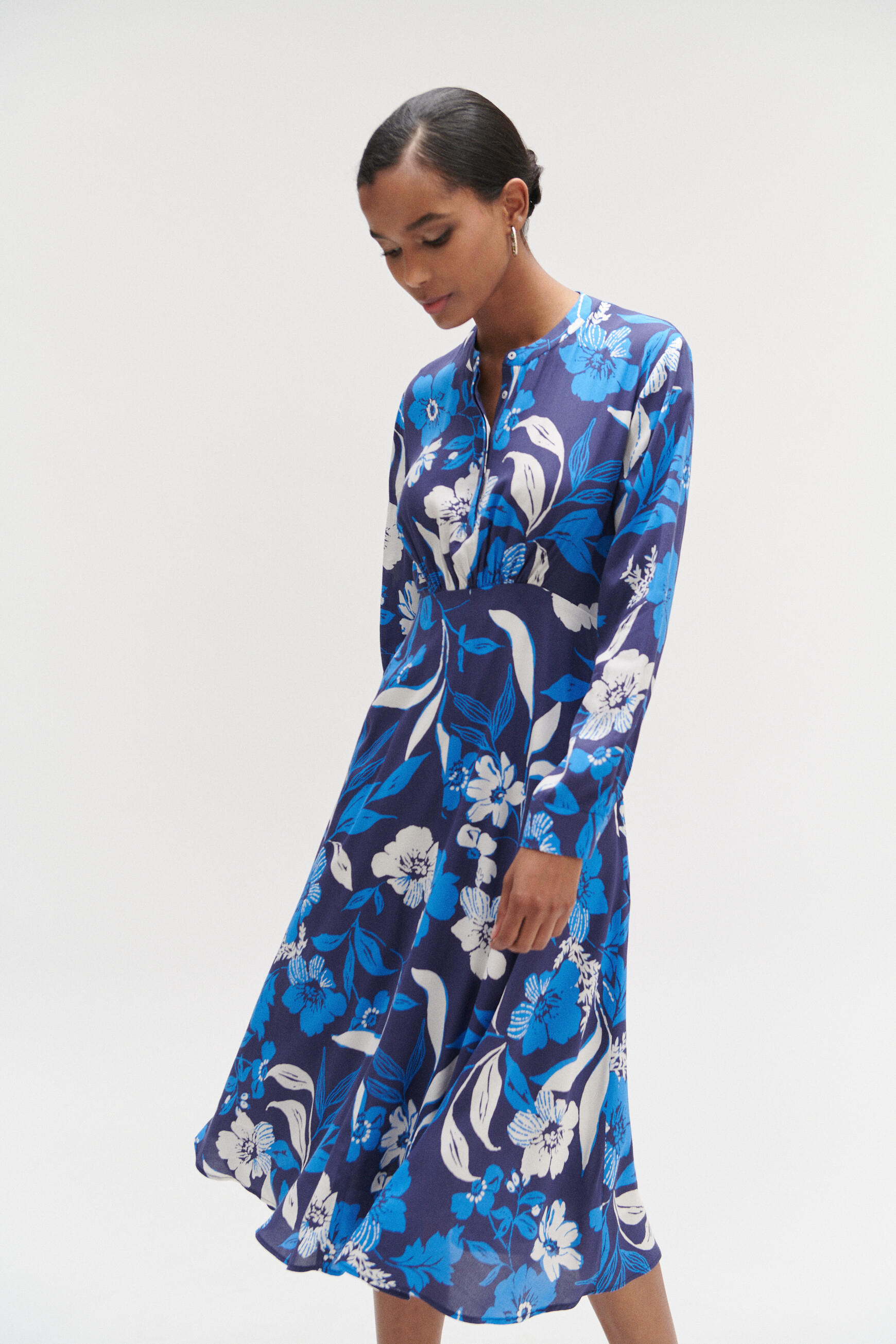 robe janet fleurie bleu femme robe janet fleurie bleu femme