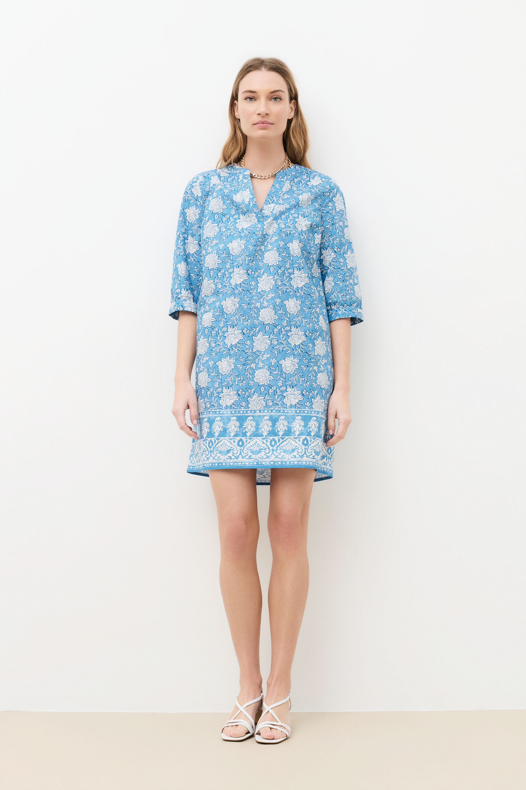 blauw vrouw