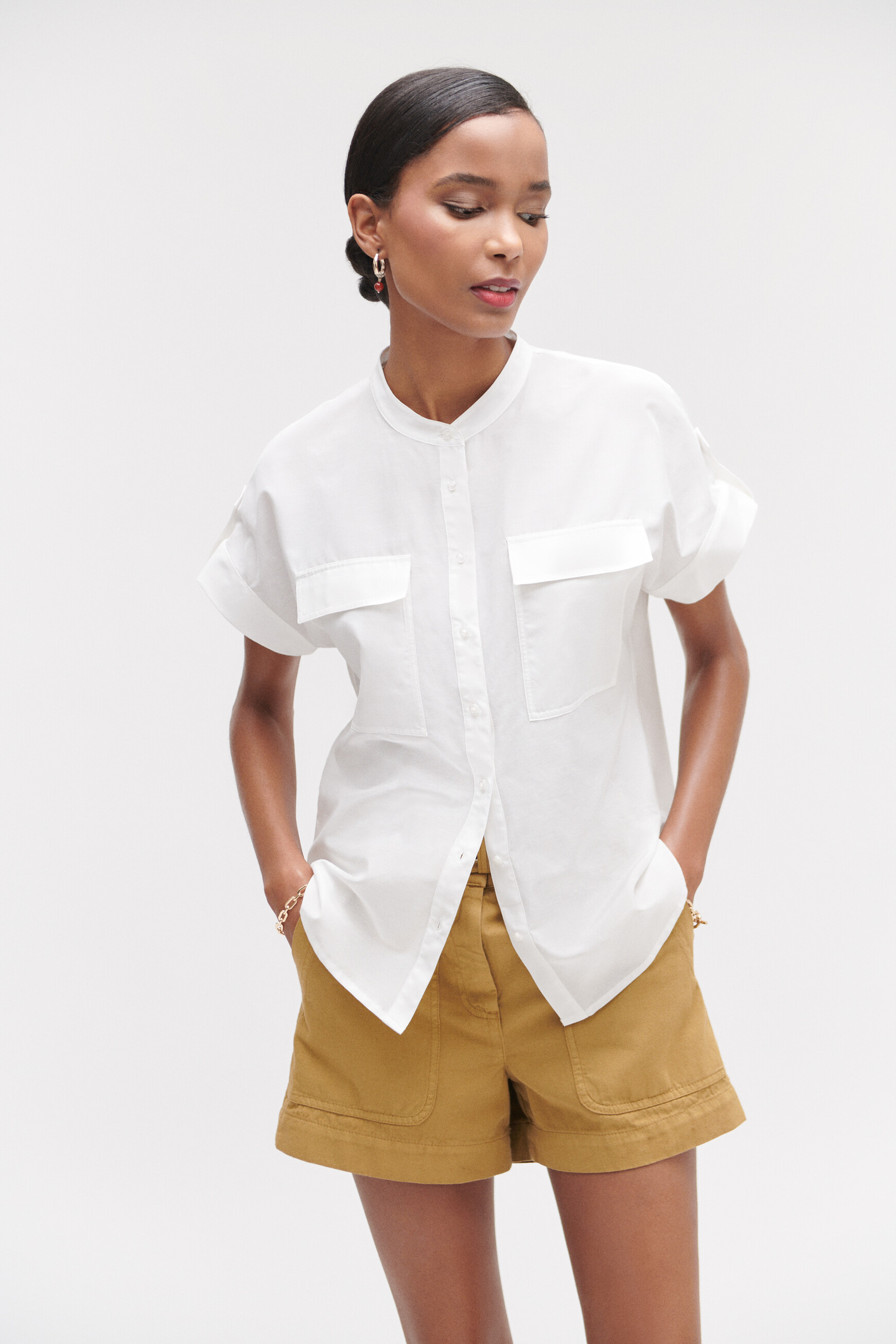short casual bazzano taupe femme short casual bazzano taupe femme