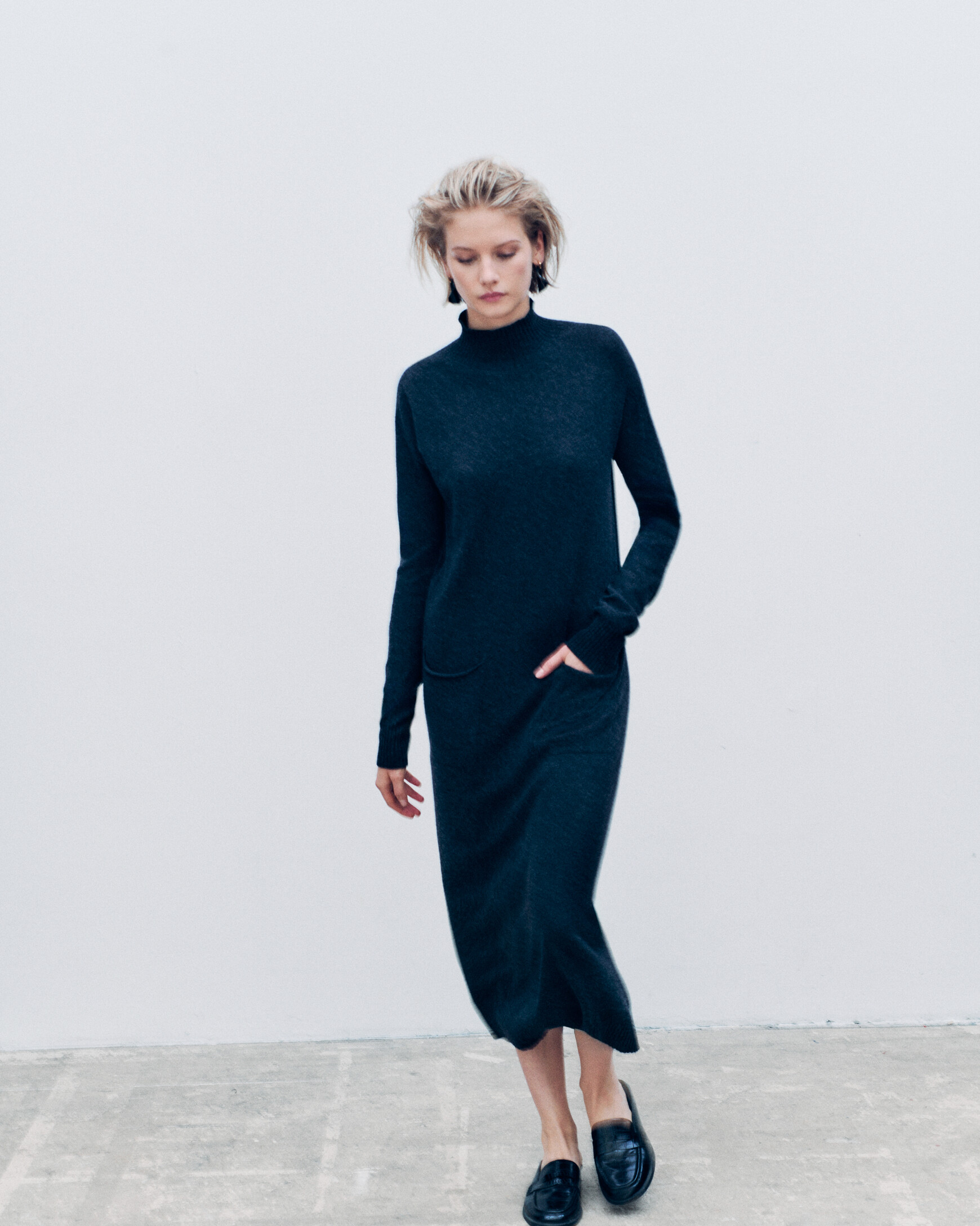 rnora dress made in italy dark grey woman Rnora dress made in Italy dark grey woman