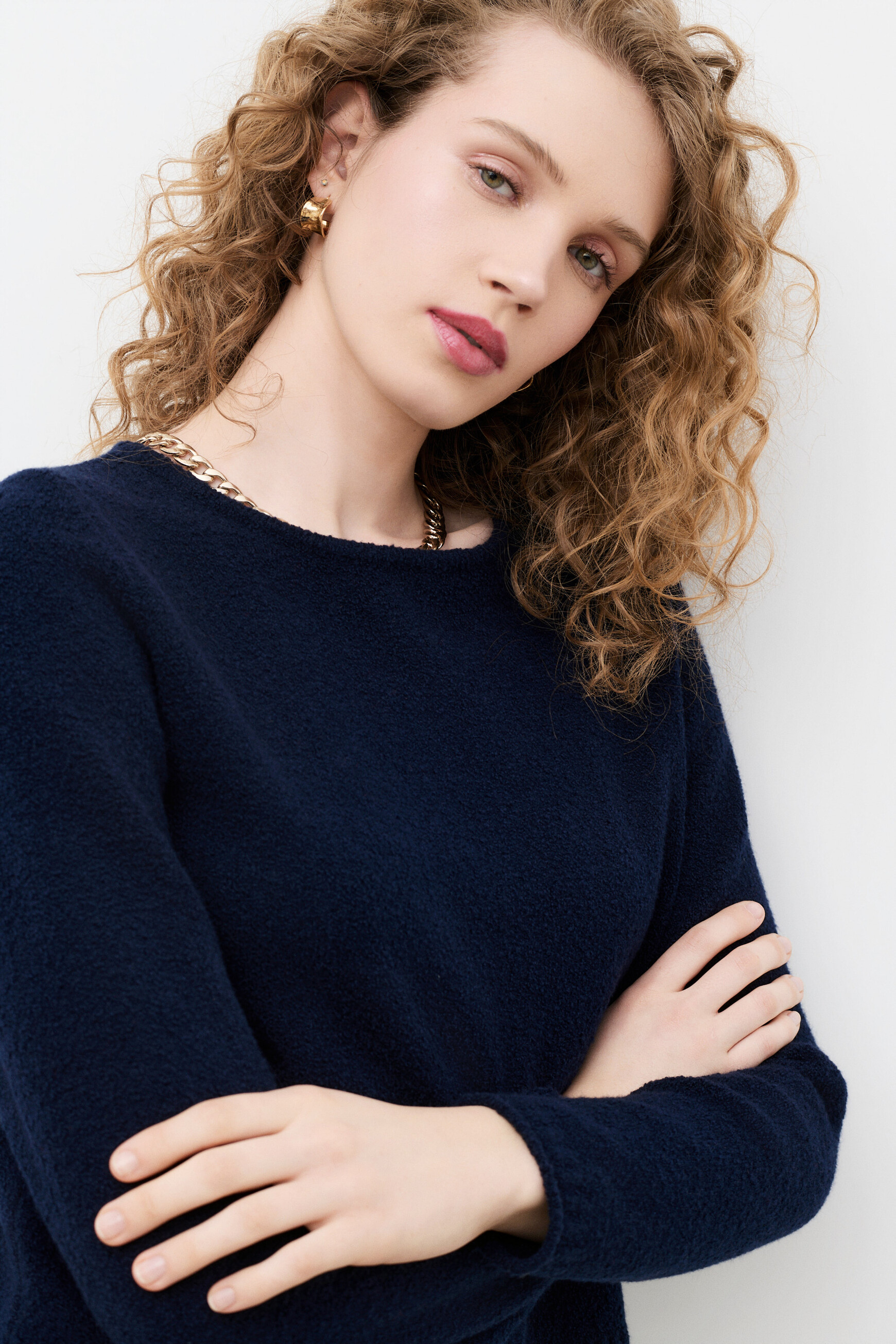 Mpierre sweater navy blue woman
