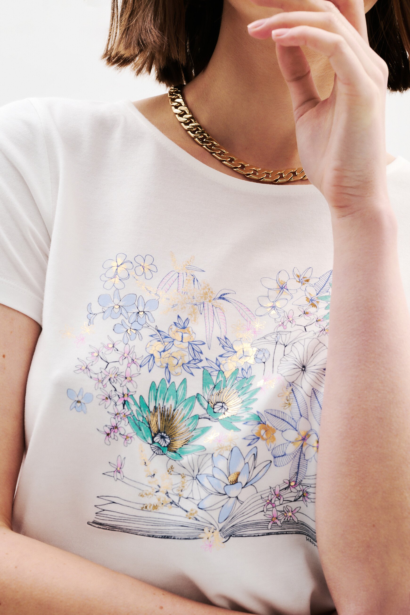 t shirt toutes a lecole taxime book ecru femme T-shirt Toutes à l'école Taxime Book ecru femme