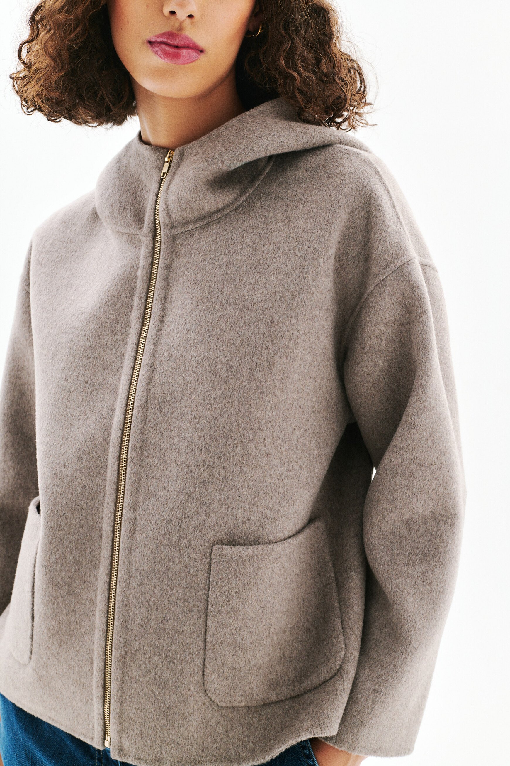 goemon coat taupe woman Goemon coat taupe woman