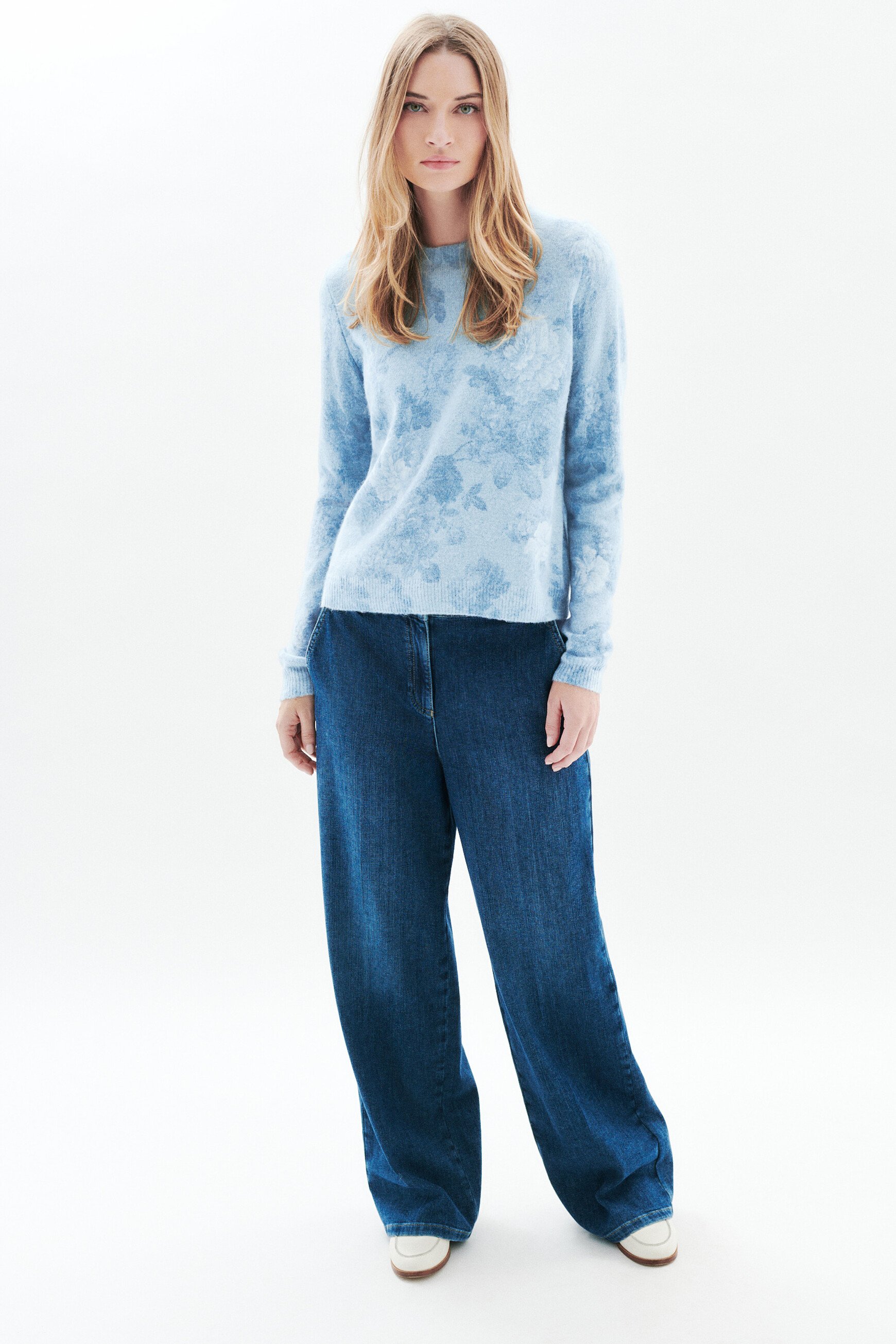 mfabiola sweater petrole blue woman Mfabiola sweater petrole blue woman