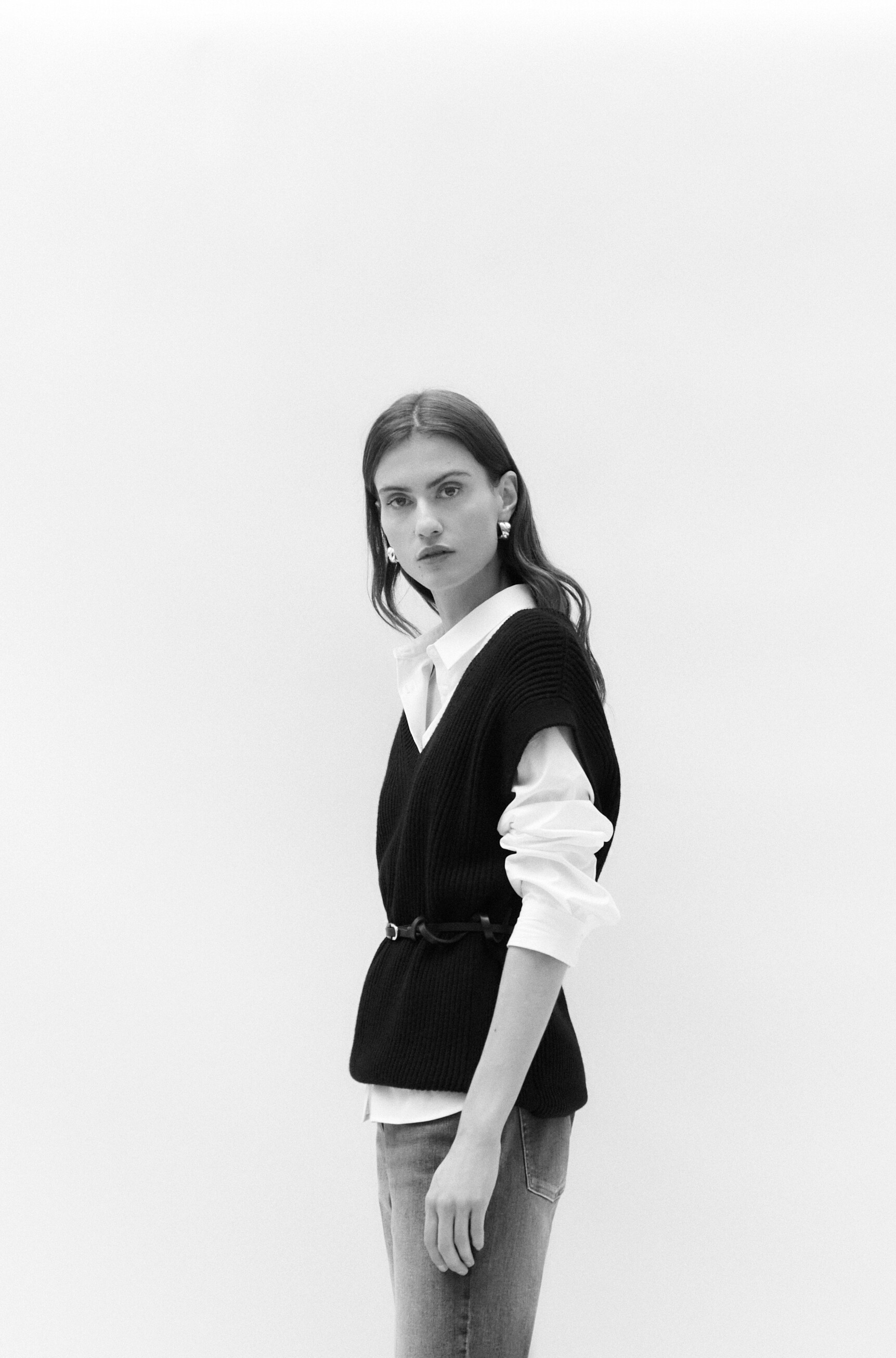 Pull mcurt noir femme