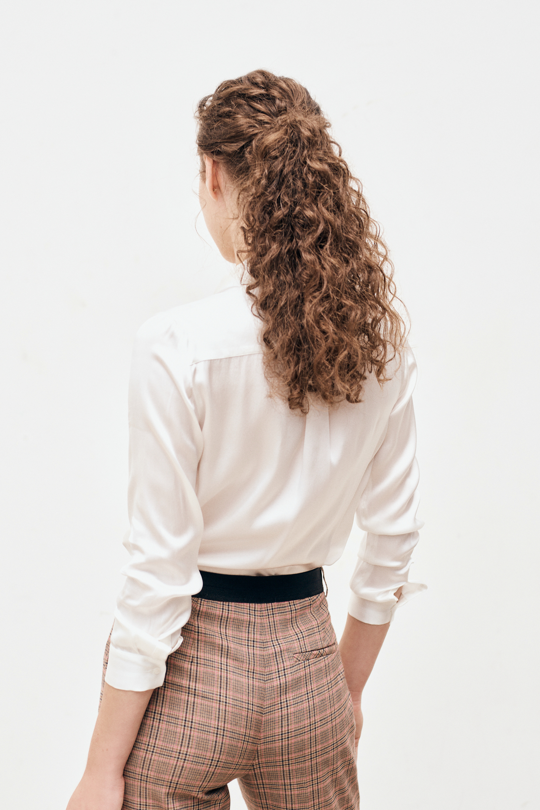 pantalon attico vieux rose femme