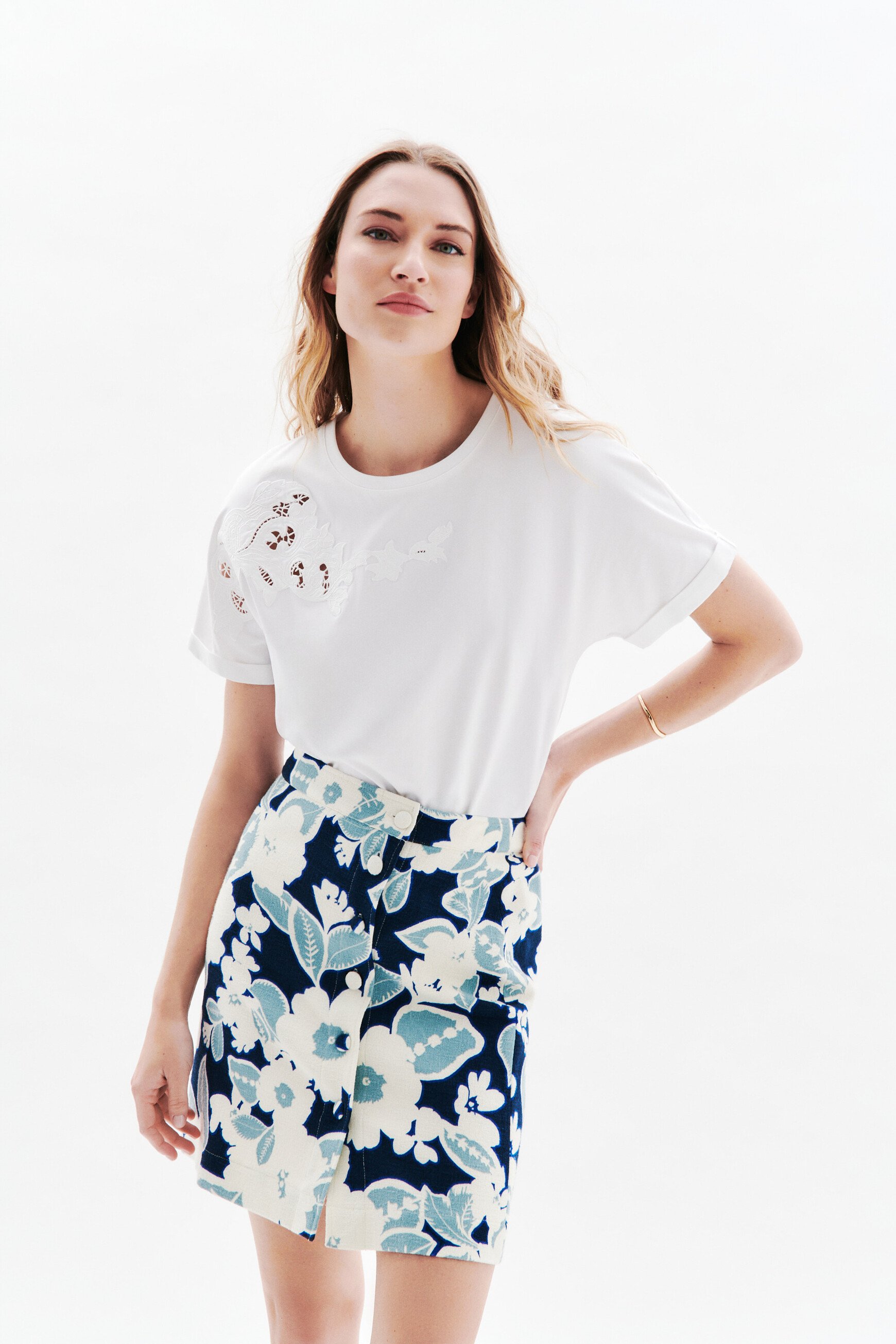 jupe jokan bleu clair femme Jupe Jokan bleu clair femme