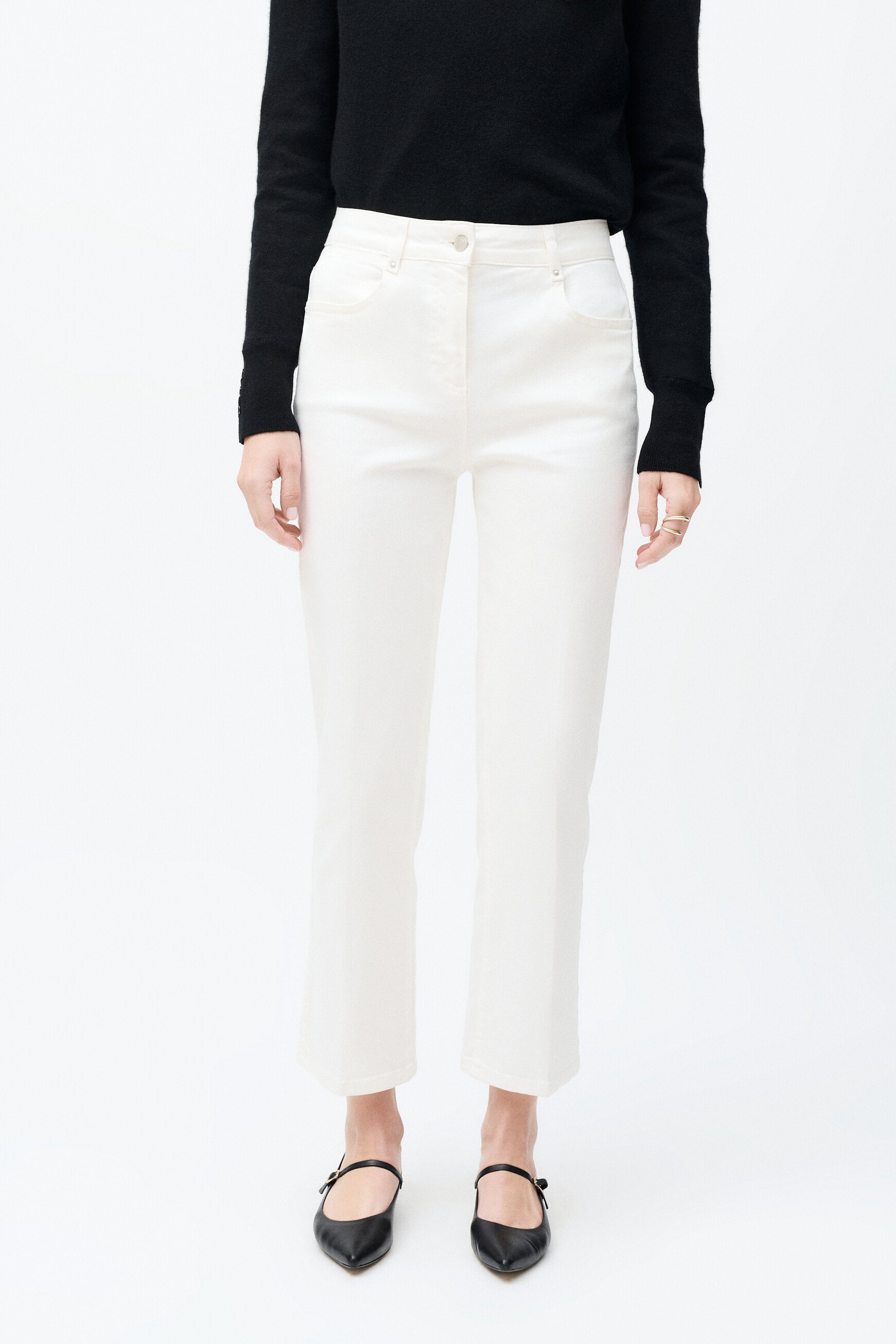 como pants ivory woman Como pants ivory woman