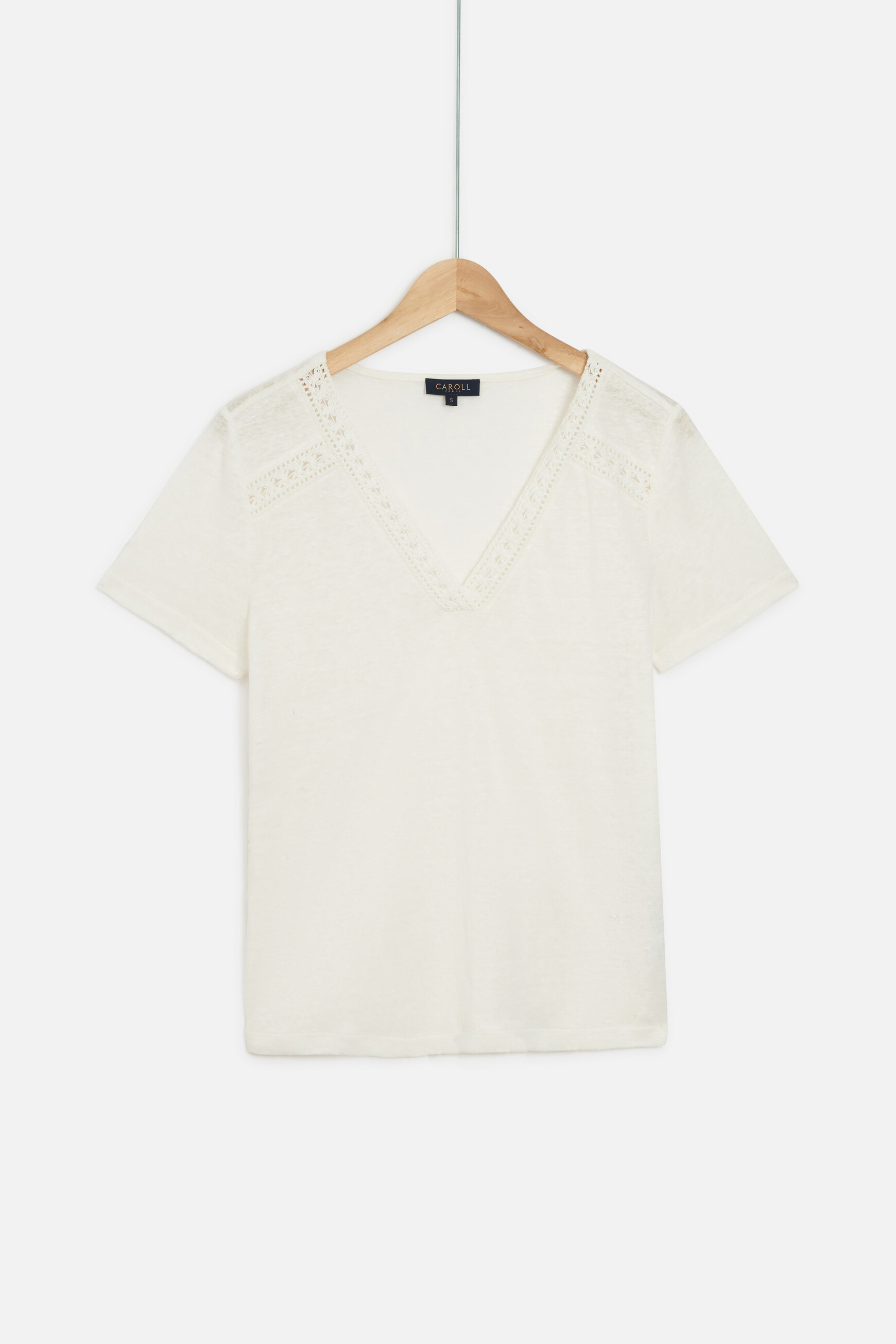 t shirt lolita 100 lin ecru femme t-shirt lolita 100% lin ecru femme