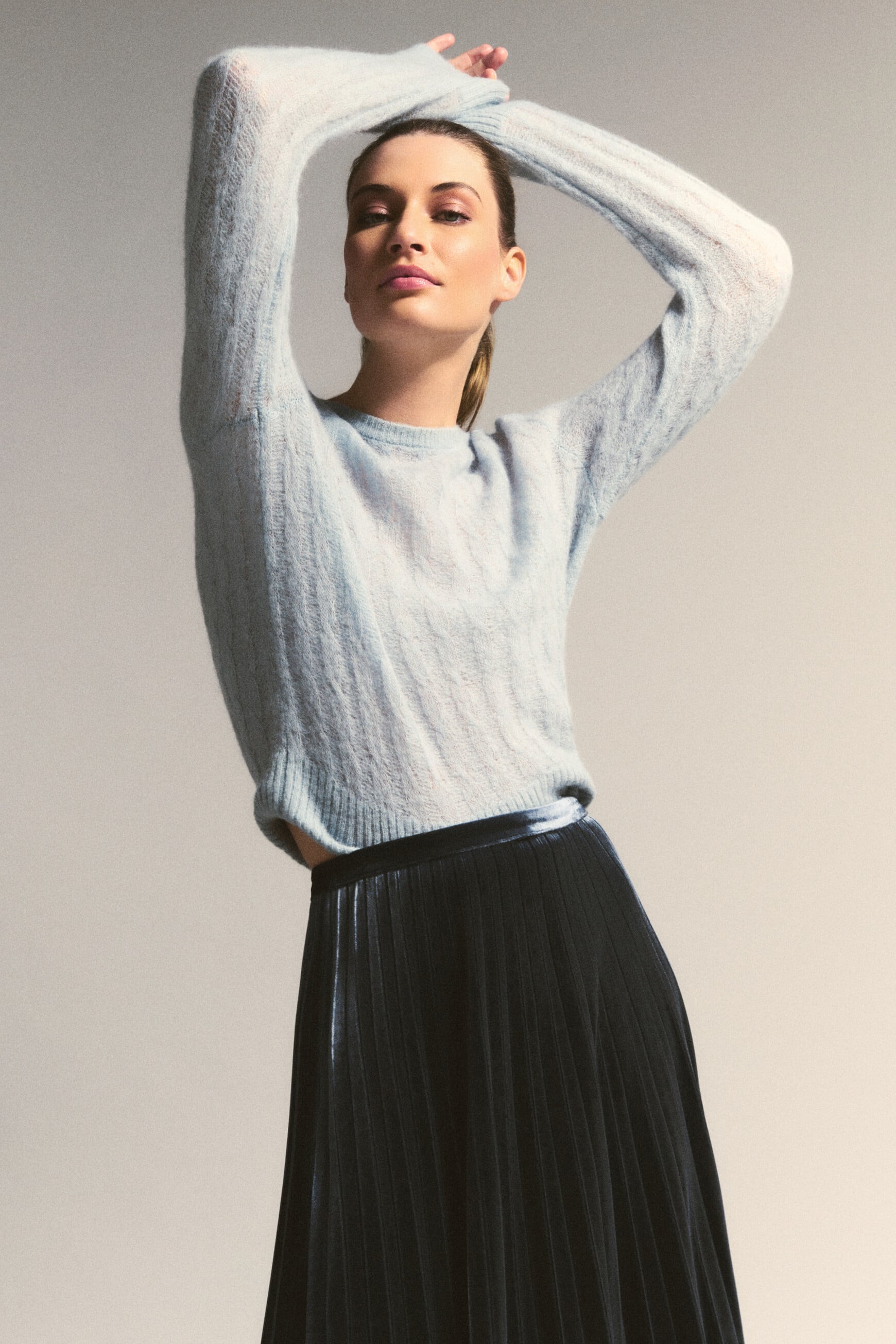 Msydney sweater blue-grey woman