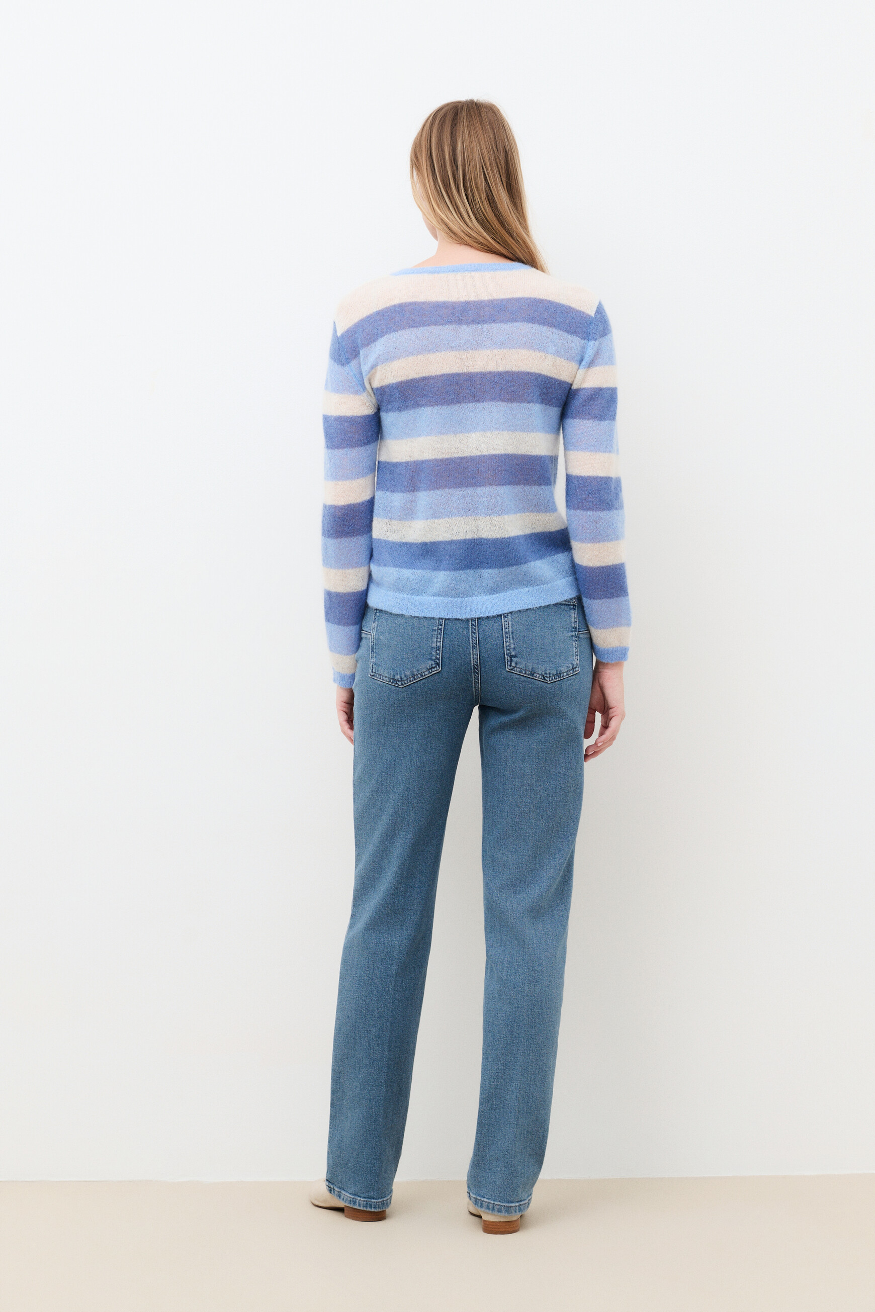 Mgreg sweater blue-grey woman