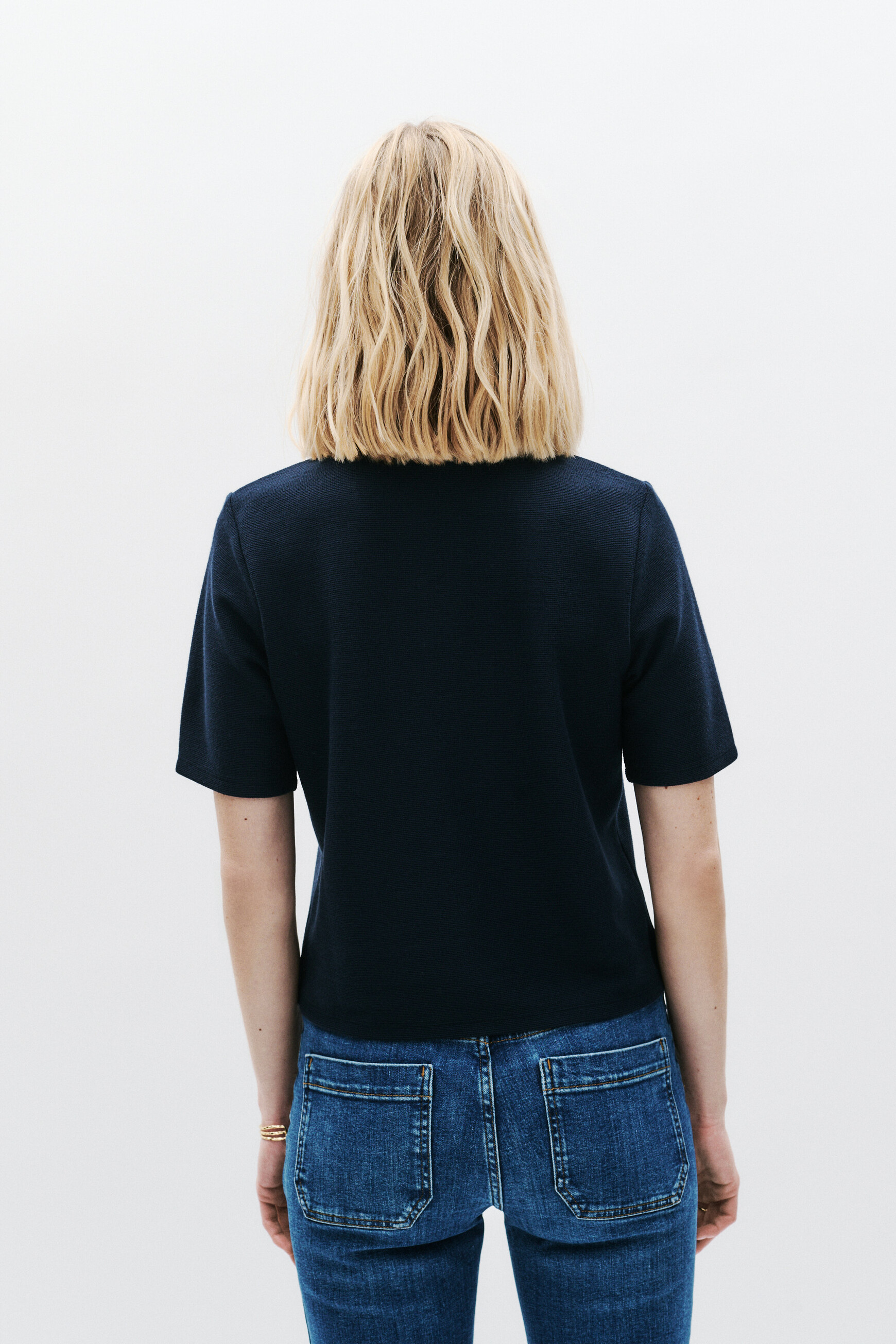 t shirt tobias marineblauw vrouw T-shirt Tobias marineblauw vrouw
