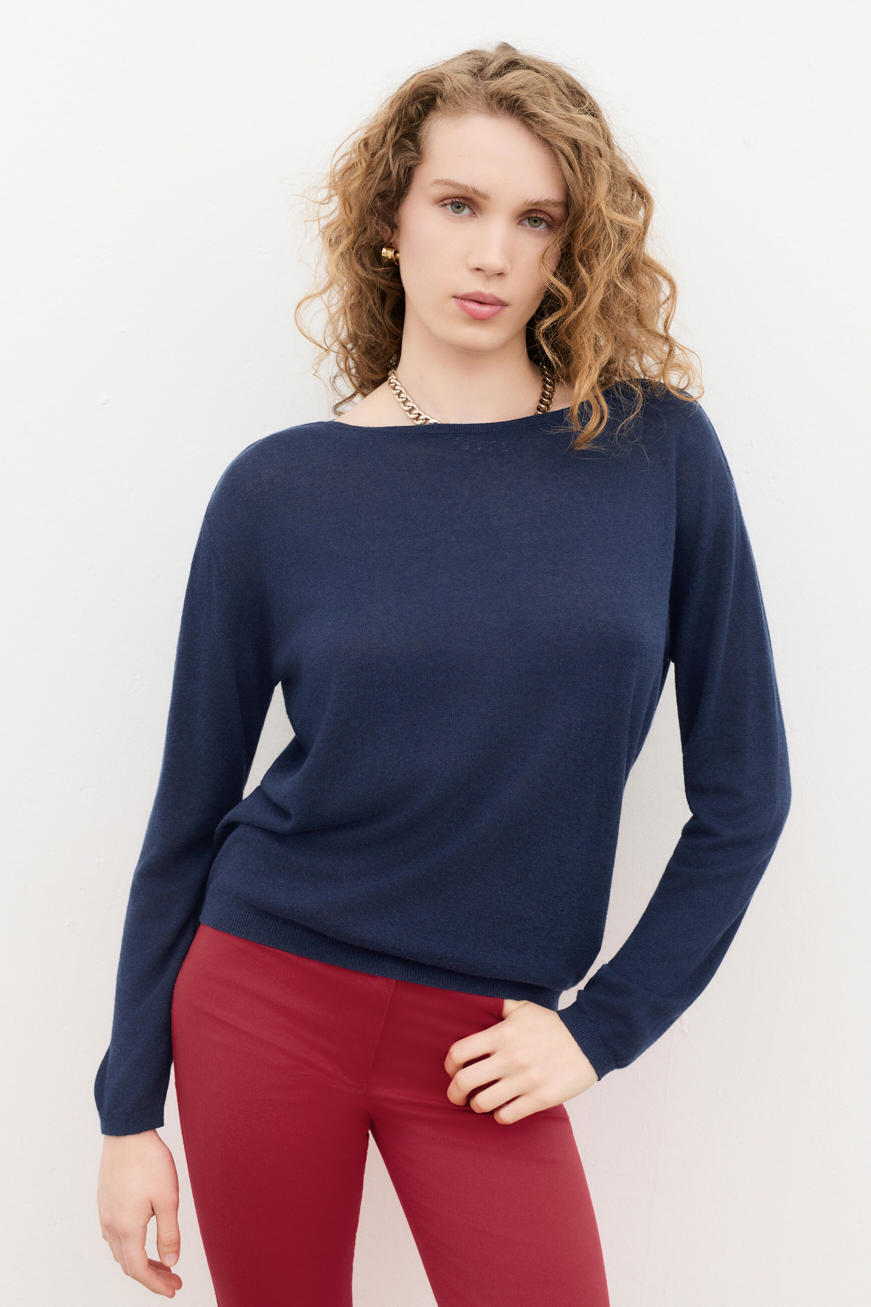 Mcolombe sweater navy blue woman