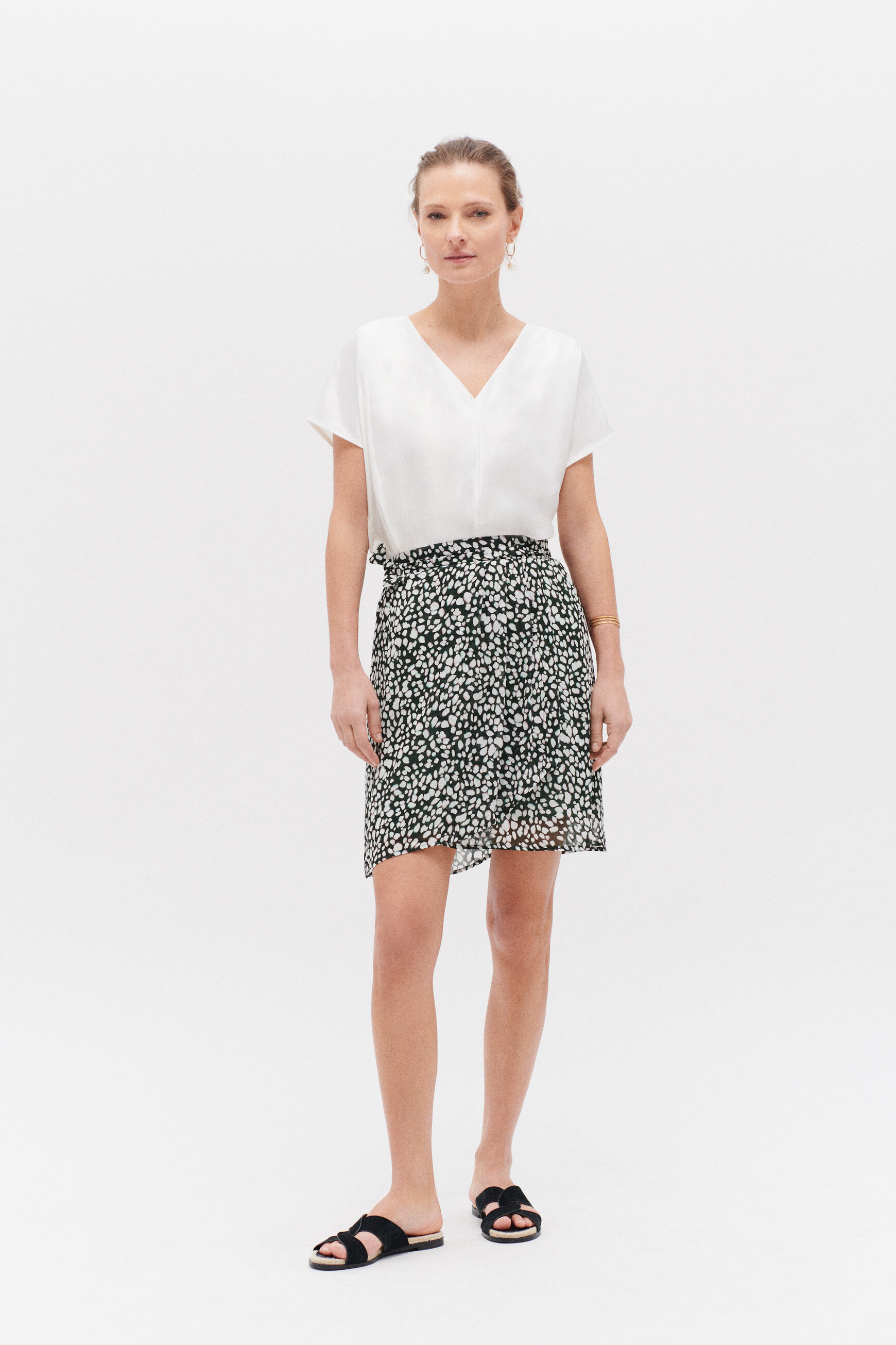 Rock Marjorie khakigrün damen