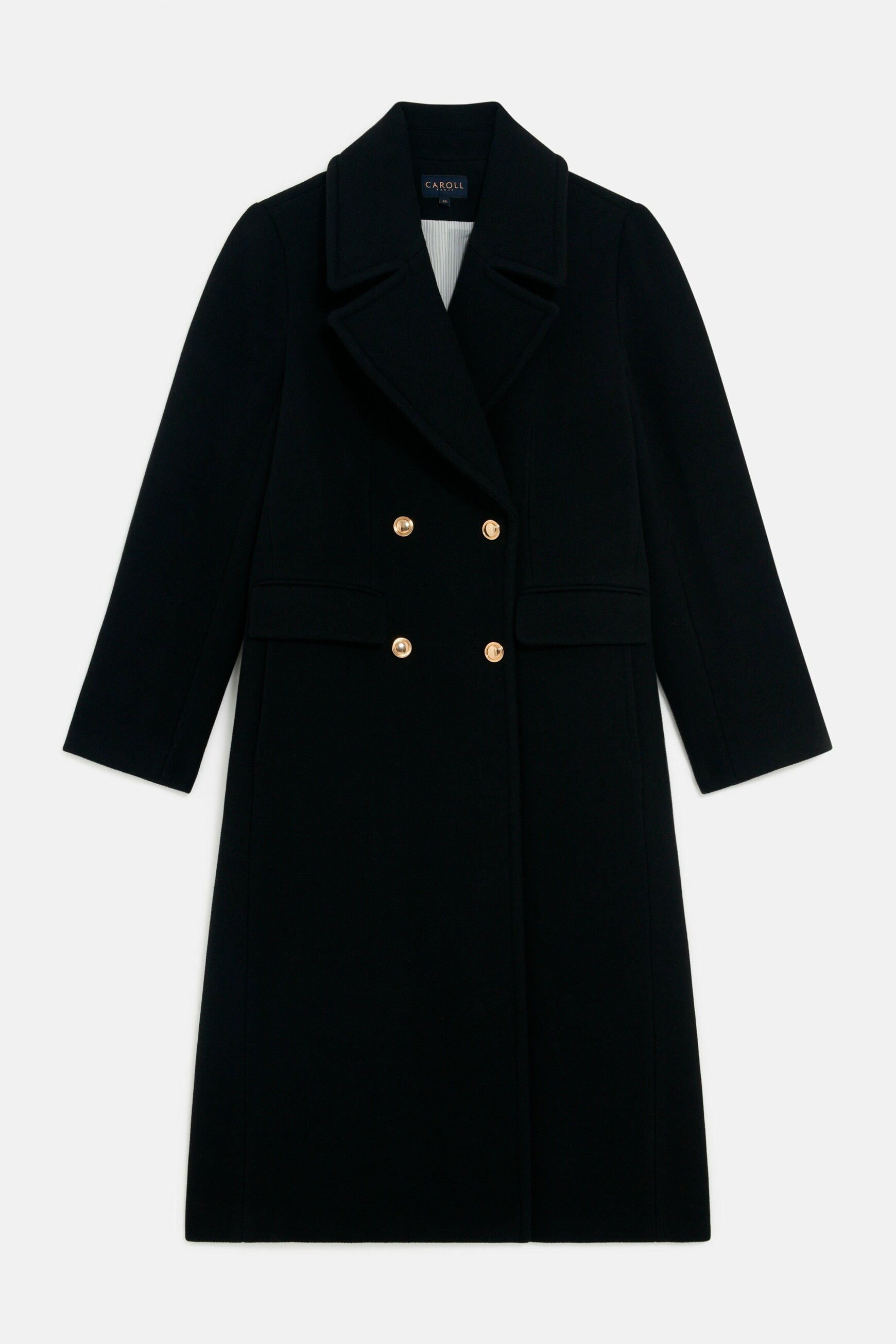 Manteau guimo noir femme